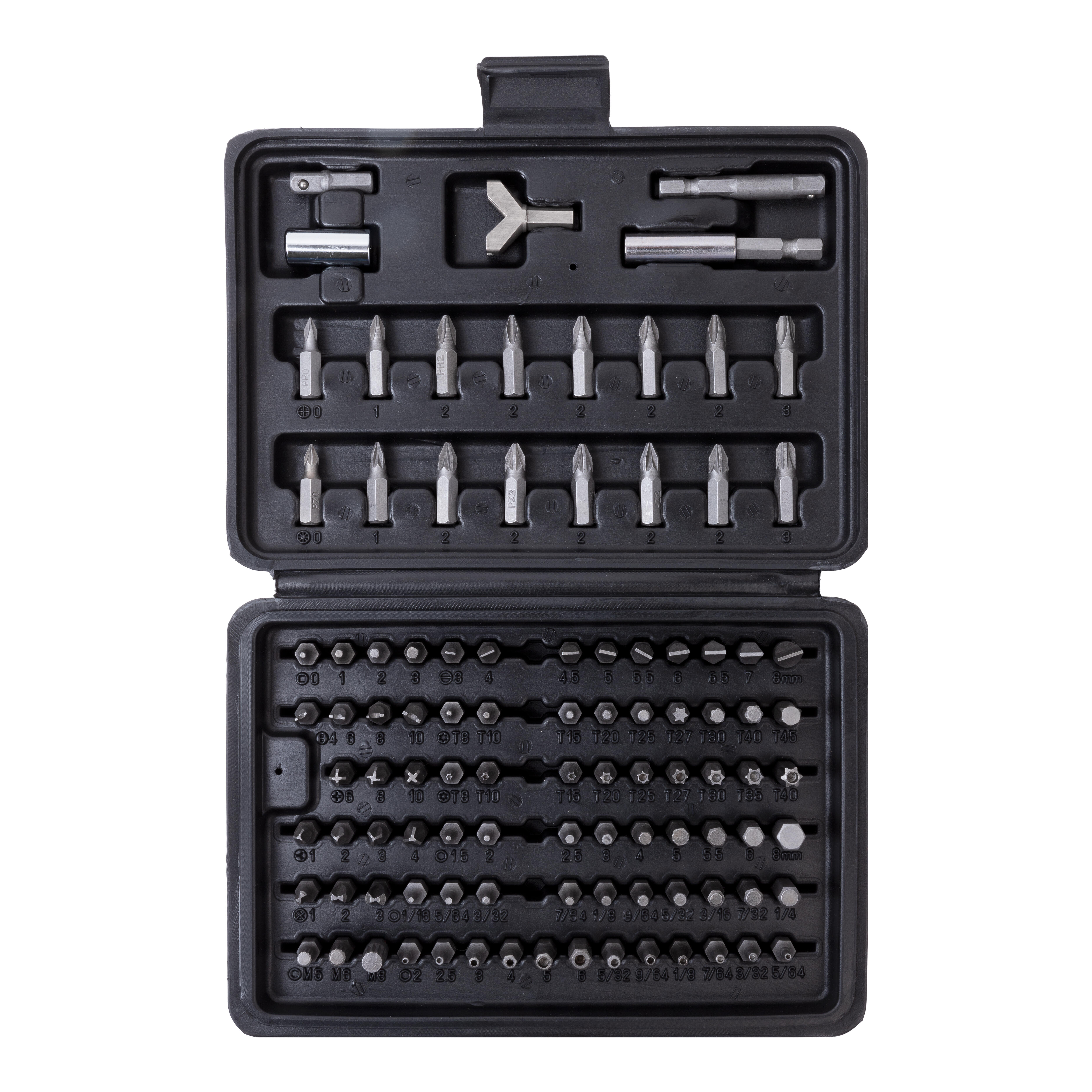 JUEGO DE PUNTAS PARA ATORNILLADOR 100PZS - 2