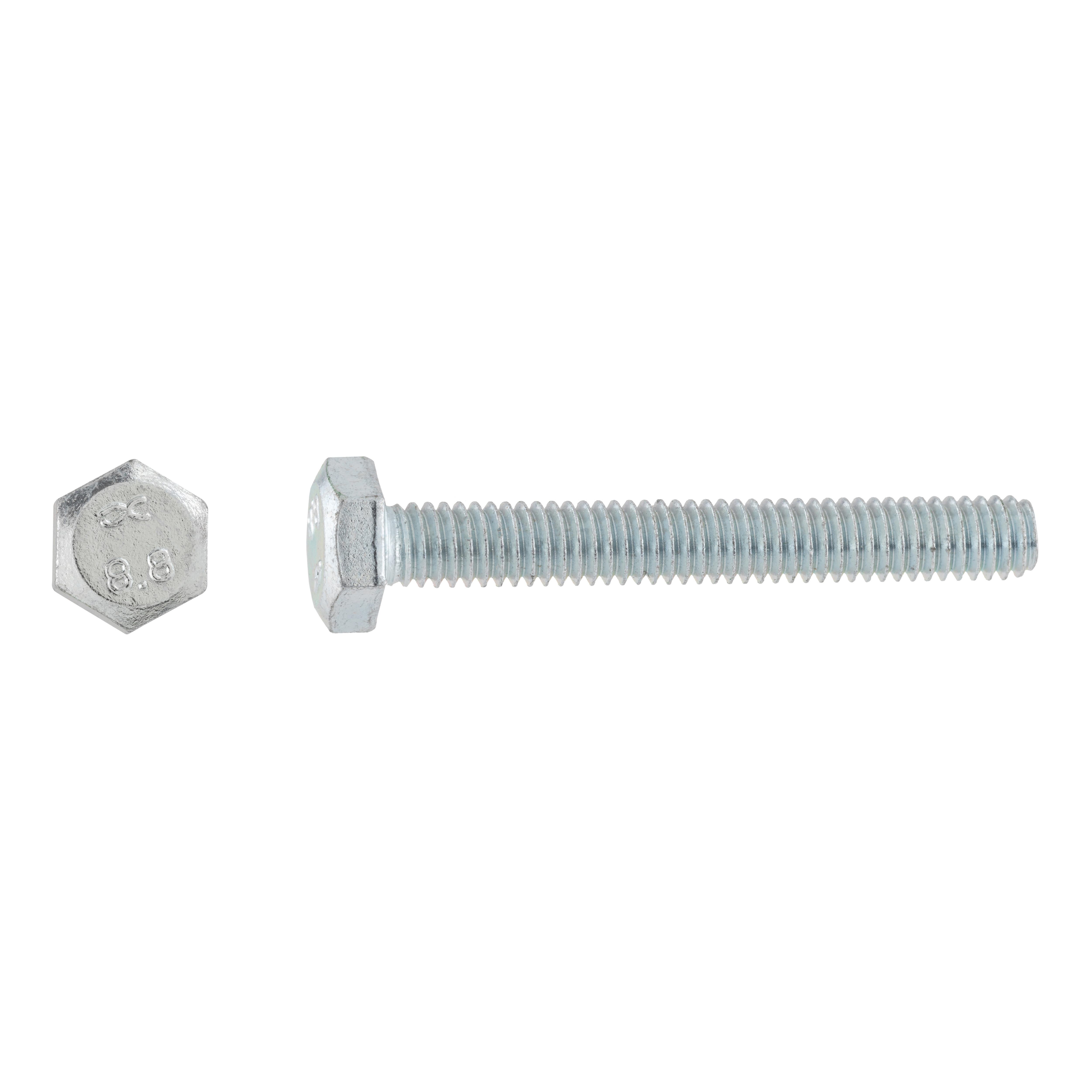 TORNILLOS MÉTRICOS HEXAGONALES PARA METAL CINCADOS 4X30MM. 500UDS - 2