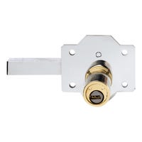 CERROJO PUERTA DE SEGURIDAD ANTIBUMPING INTERIOR Y EXTERIOR 5 LLAVES AMIG - 2