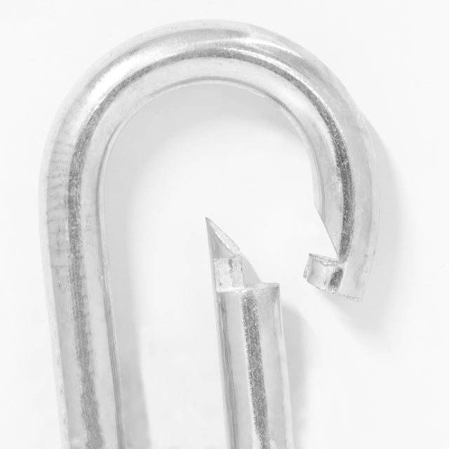 MOSQUETON ACERO GALVANIZADO 4MM. 4 UDS