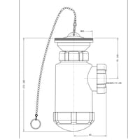 SIFON LAVABO BOTELLA EXTENSIBLE 1 1/2