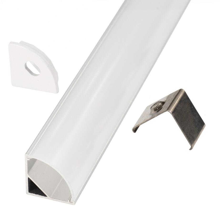 PERFIL TIRA LED DE ESQUINA ALUMINIO 16X16MM 2M - 2