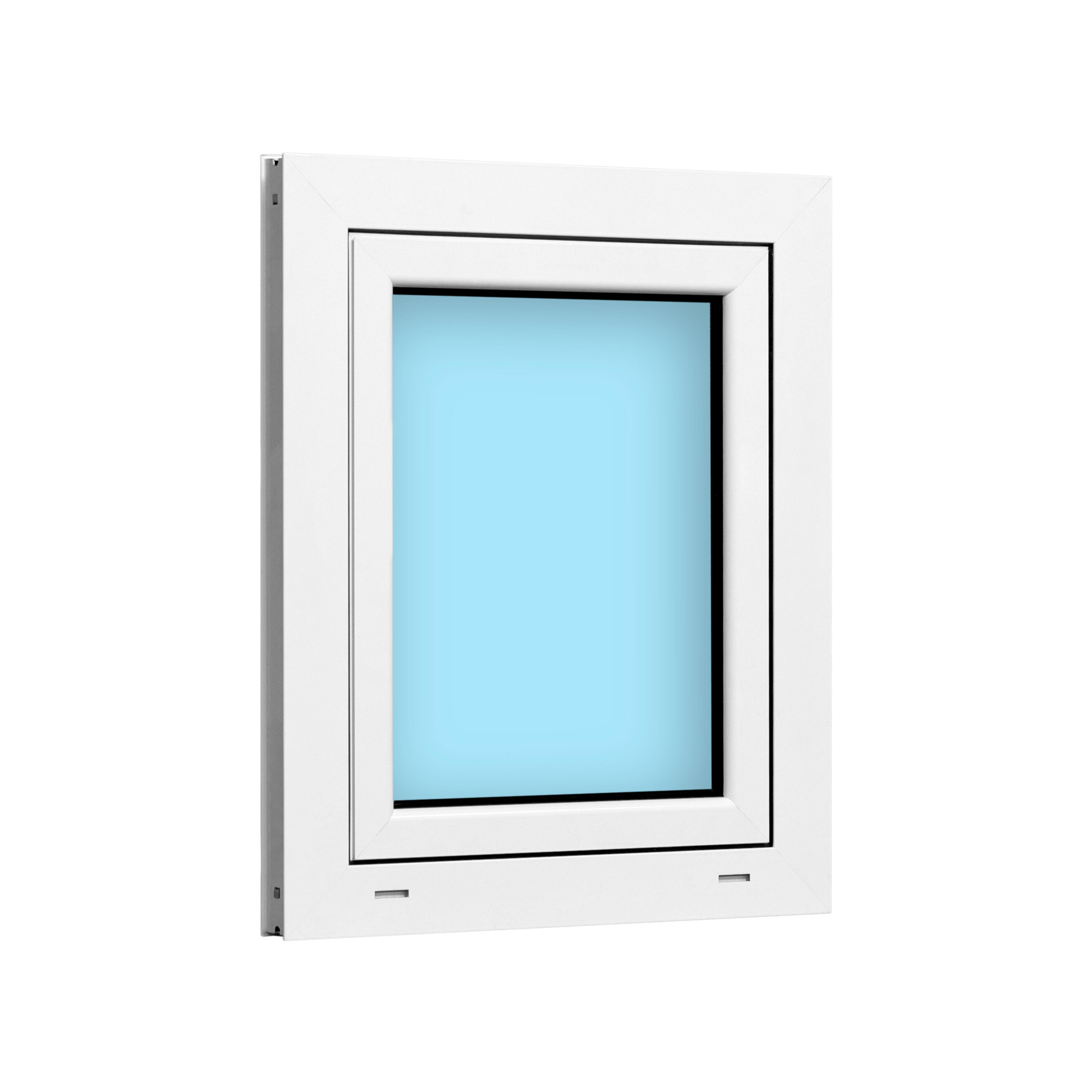 VENTANA ALUMINIO PRACTICABLE GOLPETE  BLANCA 50X60CM - 3