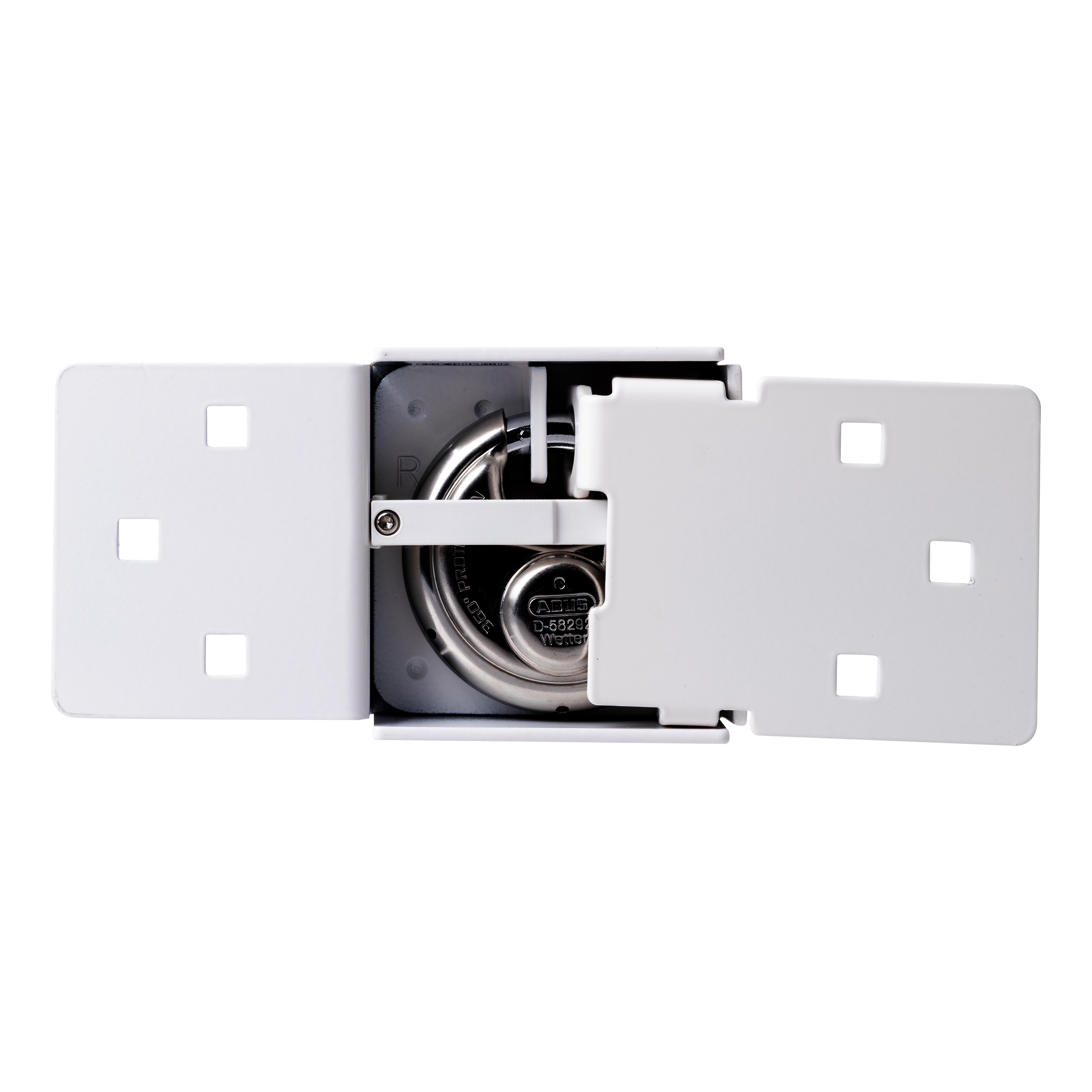 CERRADURA CERROJO UNIVERSAL PARA FURGONETAS BLANCO ABUS - 2