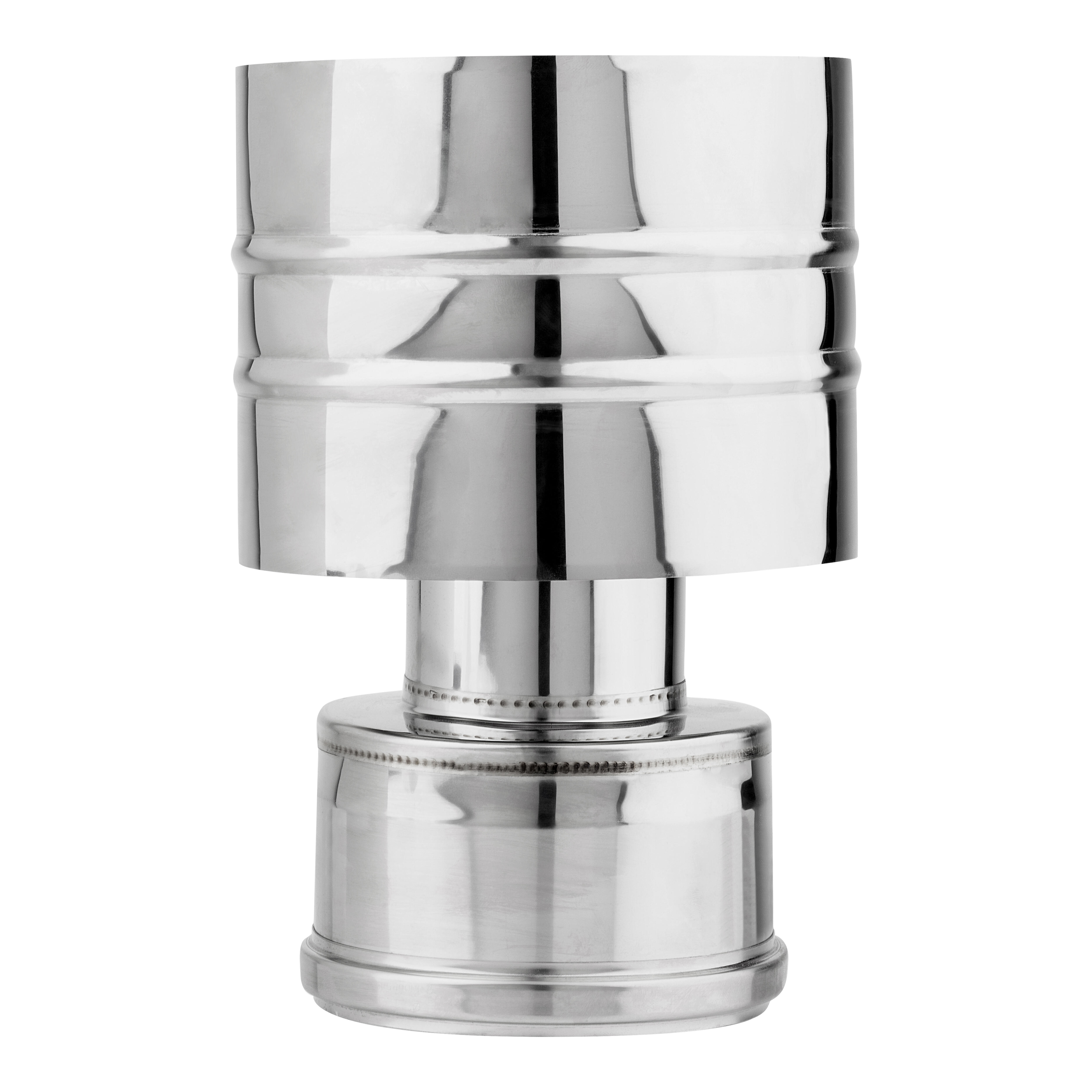 SOMBRERETE INOXIDABLE PARED DOBLE 80MM - 2