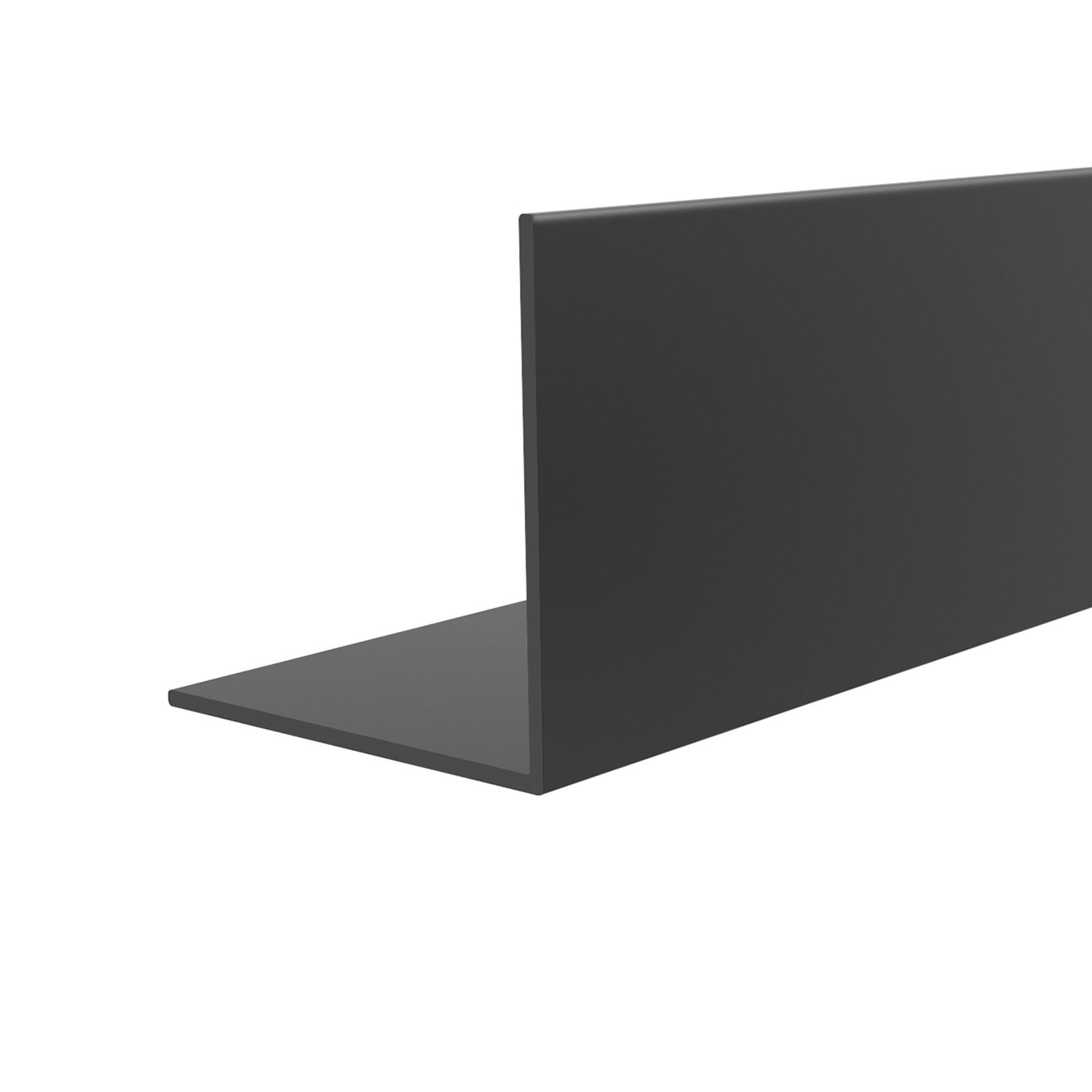 ANGULO PVC NEGRO 30X30X1MM 2,6M - 2