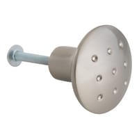 POMO MUEBLE METAL ZAMAK GRIS 1UD - 2