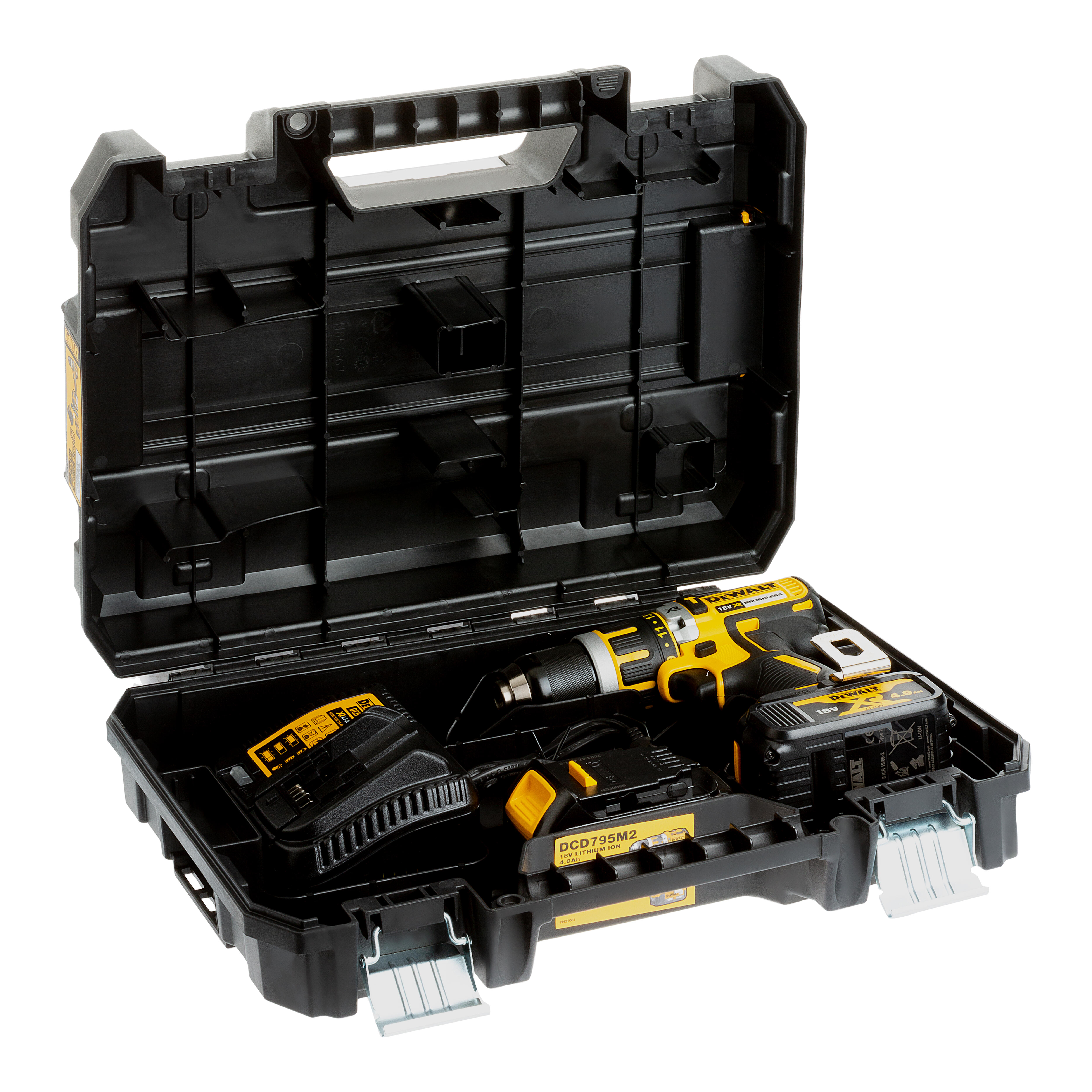 TALADRO PERCUTOR BATERÍA DEWALT DCD795M2-QW 18V BRUSHLESS 4AH - 9