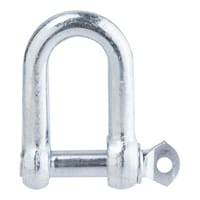 GRILLETE RECTO CON PASADOR GALVANIZADO 16 MM. 2 UDS - 2