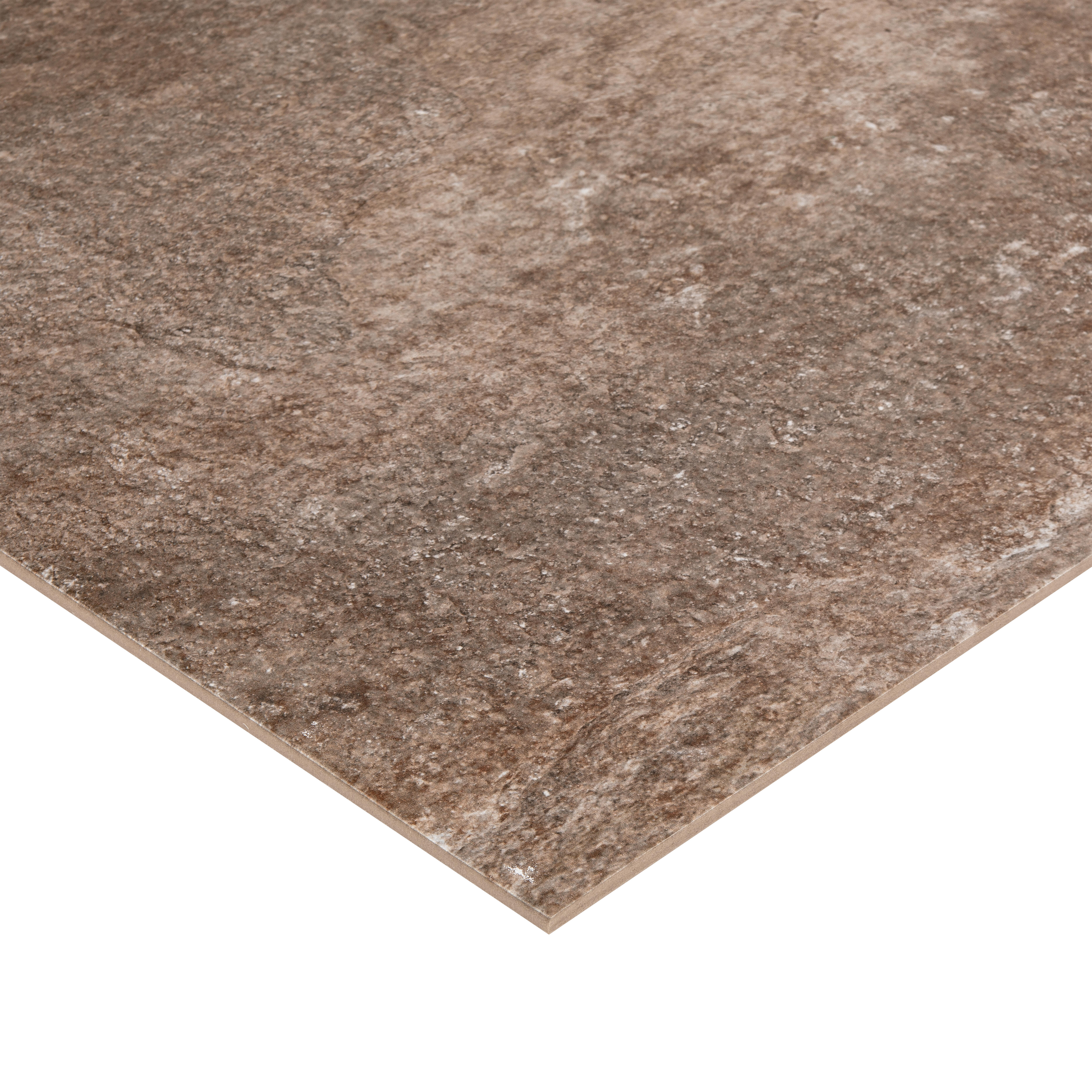 BALDOSA EXTERIOR PORCELÁNICO 45X45CM ALAMO MOKA ANTIDESLIZANTE - 4