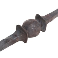 BARRA DE HIERRO FORJADO DOS BOLA 12X32MM 1M - 6