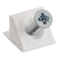 FIJADOR TRASERA O BASE DE CAJON BLANCO. 20 UDS - 2