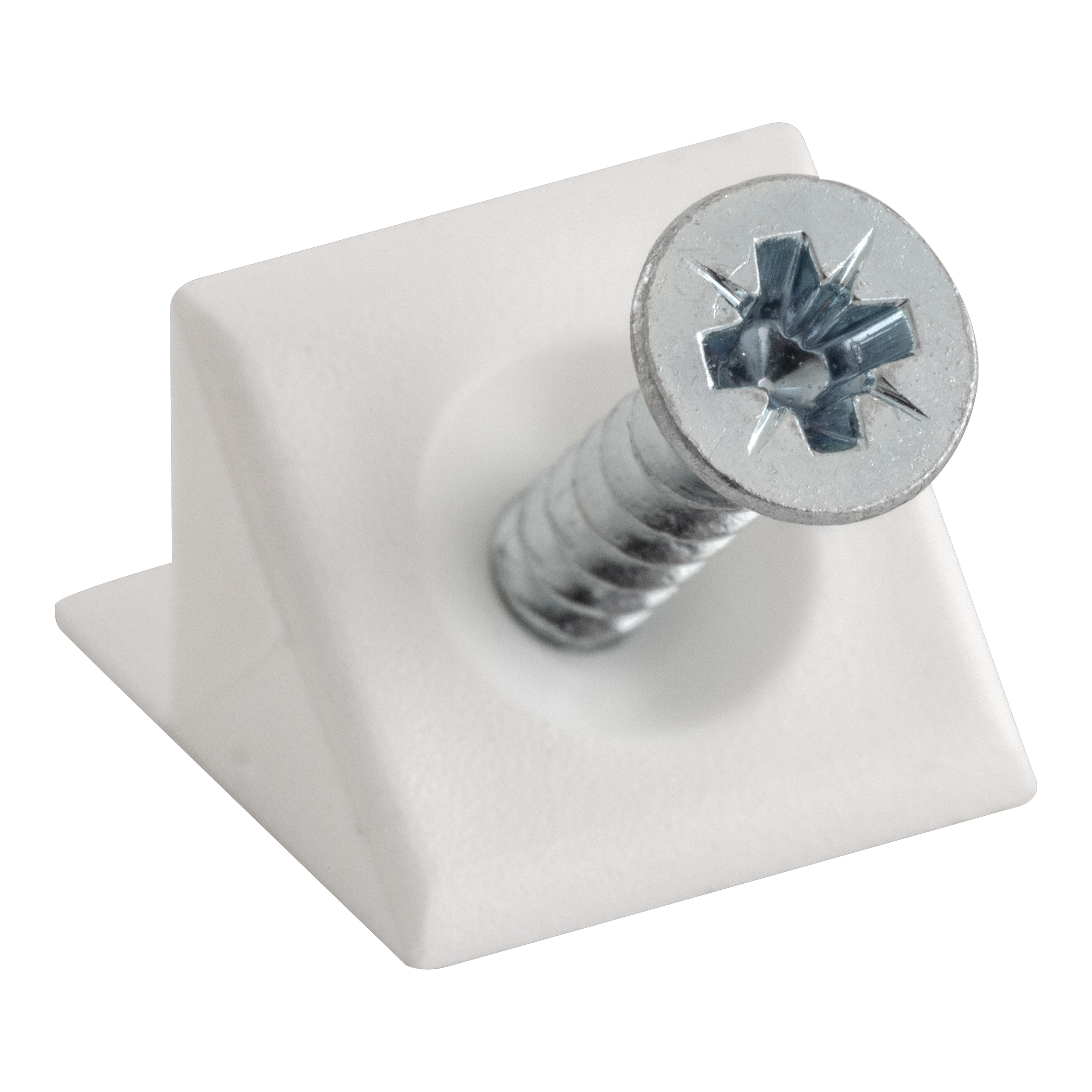 FIJADOR TRASERA O BASE DE CAJON BLANCO. 20 UDS - 2