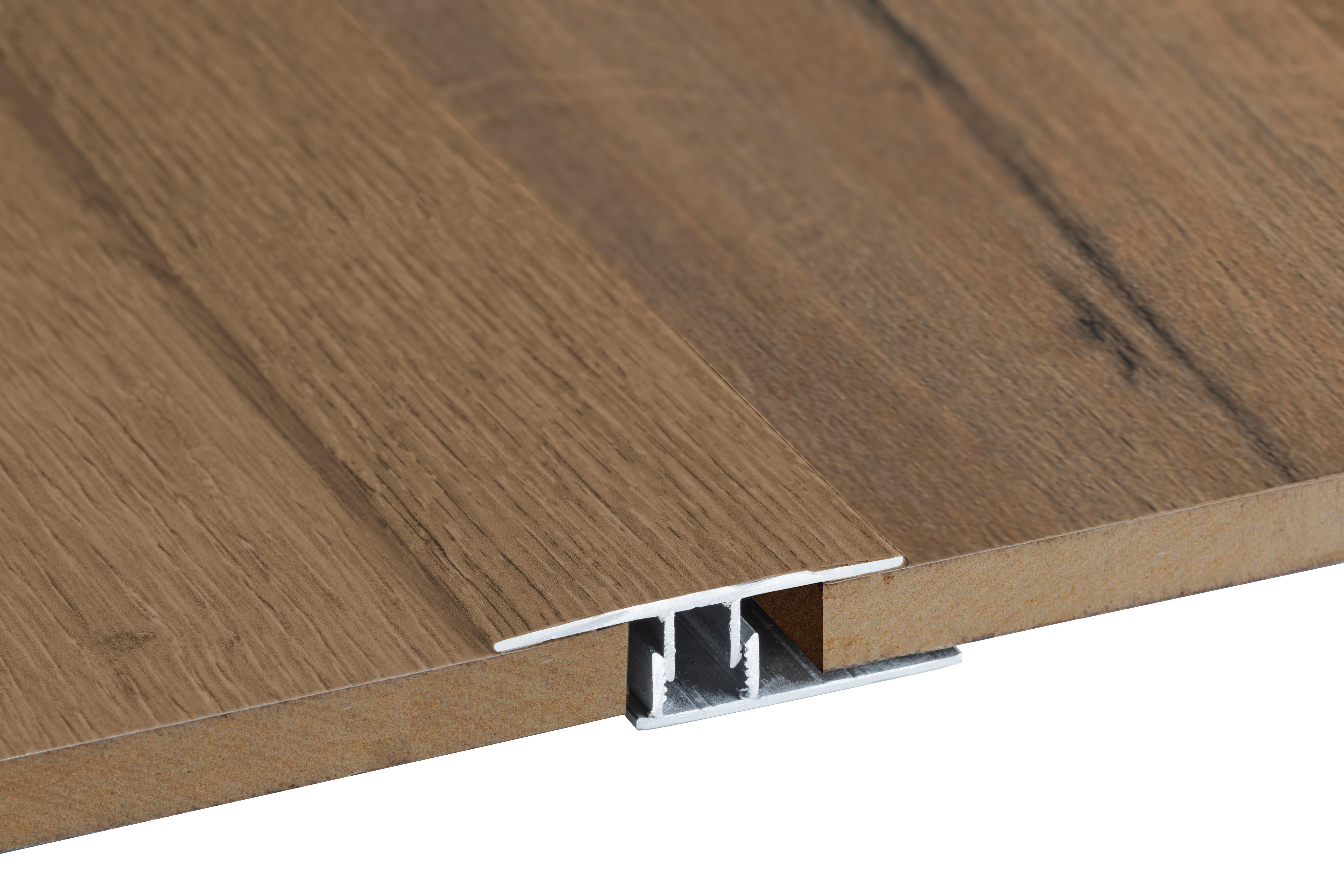 PERFIL TRANSICIÓN DE ALUMINIO MAREKE/PERAL 240 CM - 2