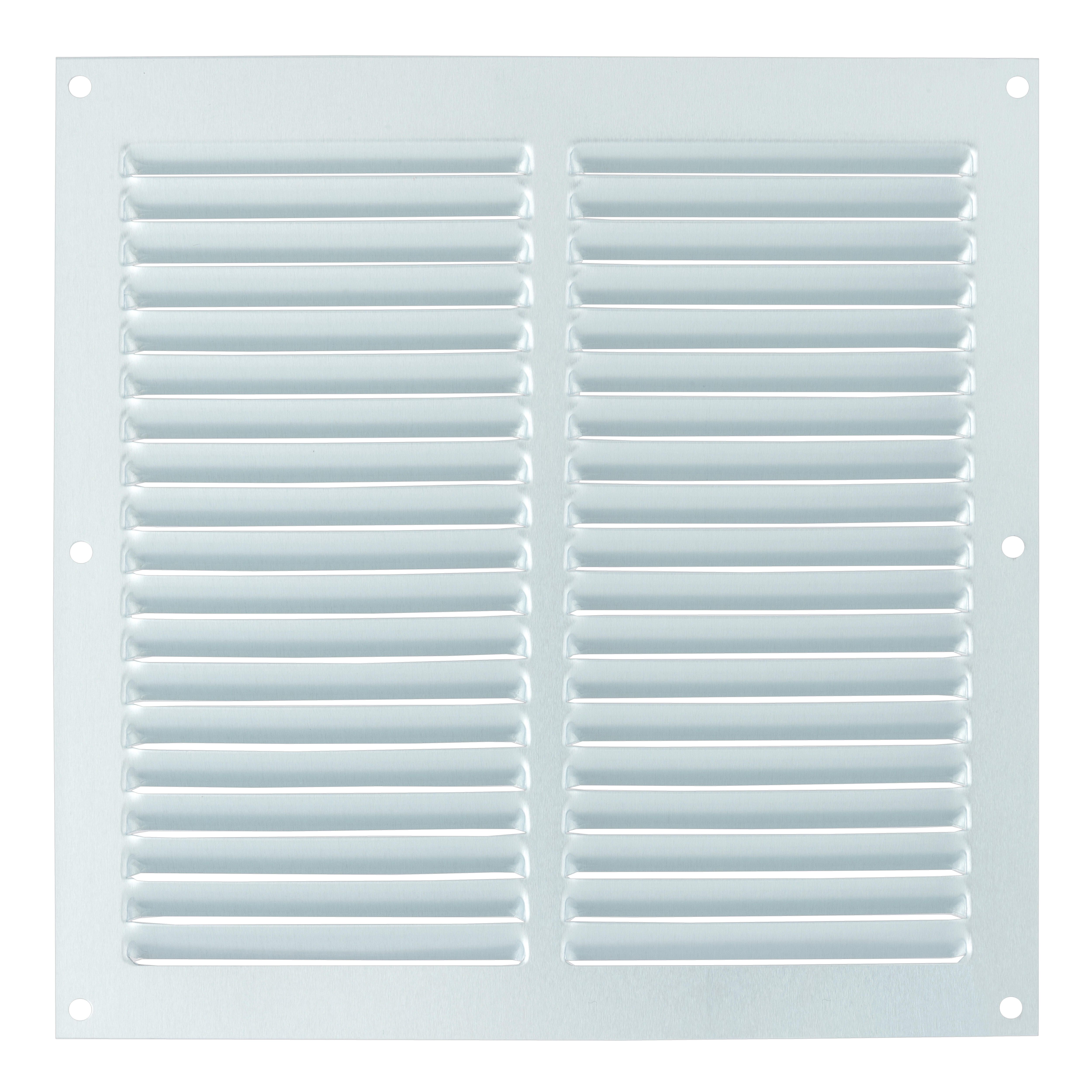 REJILLA DE VENTILACION SOBREPONER ALUMINIO BLANCO 20 X 20 CM ESPESOR 0.6  MM - 2