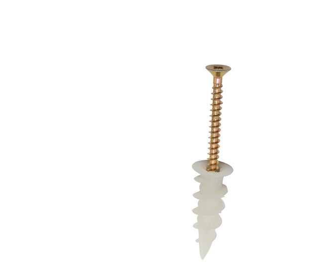 TACO NYLON PARA PLACA CARTÓN YESO DIÁMETRO 10MM LONGITUD 30MM NOUTAC 30UDS