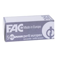 CILINDRO SEGURIDAD  BOMBIN 35 X 35  MM. PUNTOS LEVA 13.5  MM. LATON FAC - 3