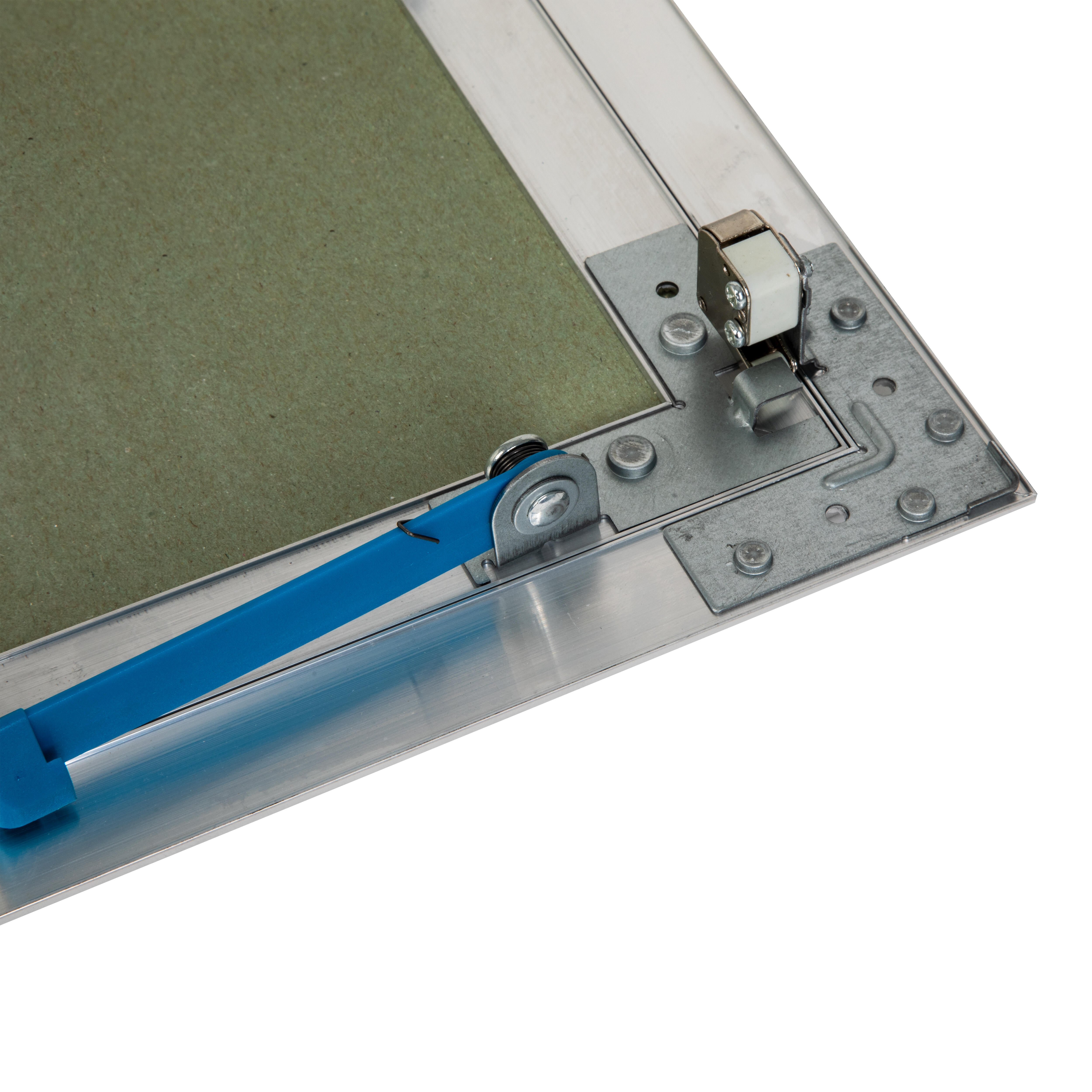 TRAMPILLA DE INSPECCIÓN MARCO ALUMNIO Y PLACA DE YESO HIDRÓFUGA 30X30 CM - 4