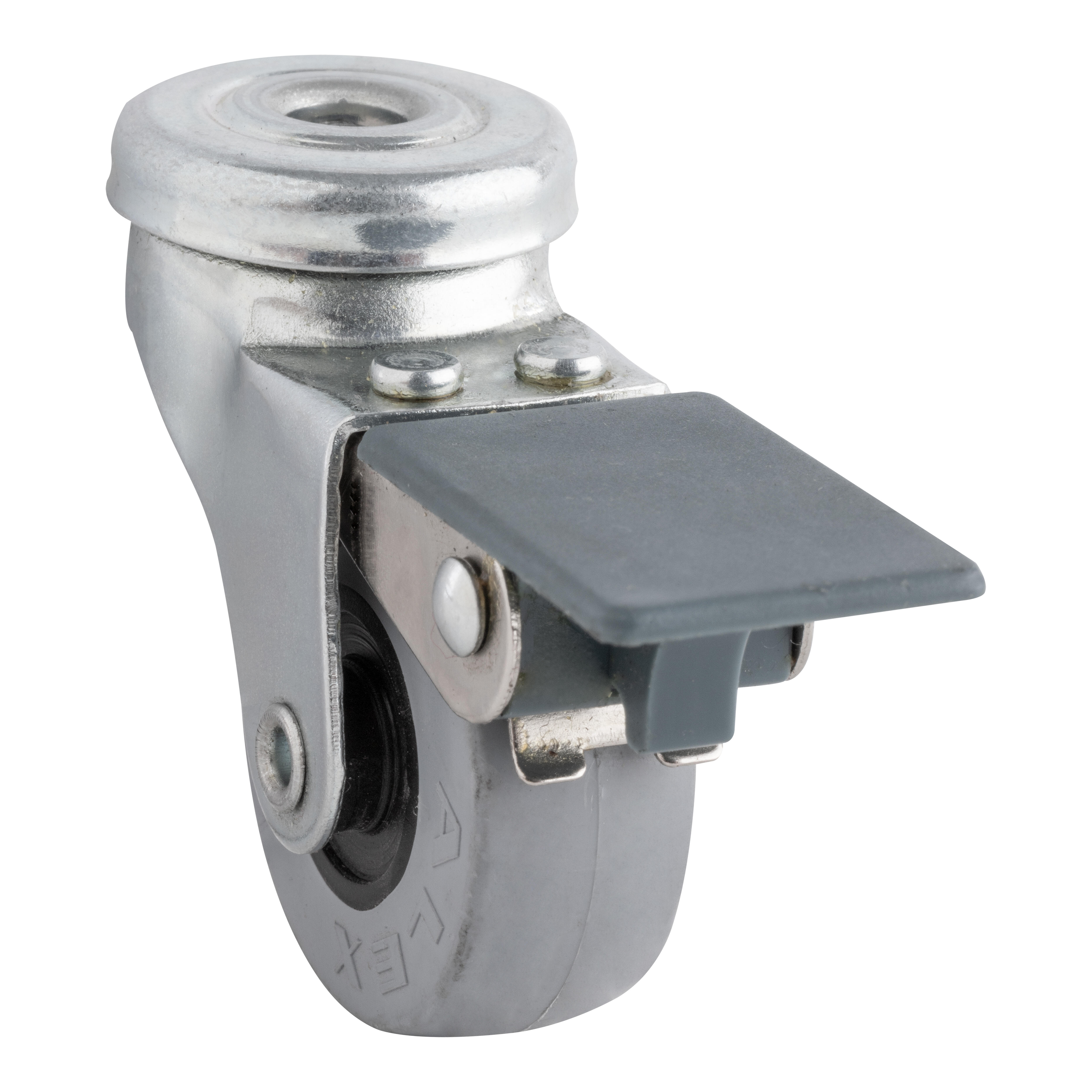 RUEDA SOPORTE 40MM GOMA. HASTA 17KG. LLANTA ACERO - 2