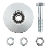 RUEDA PARA PUERTA CORREDERA  100  MM. PARA PERFIL U 20 MM - 2