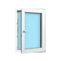 VENTANA PVC OSCILOBATIENTE BLANCA 70X100CM - 4