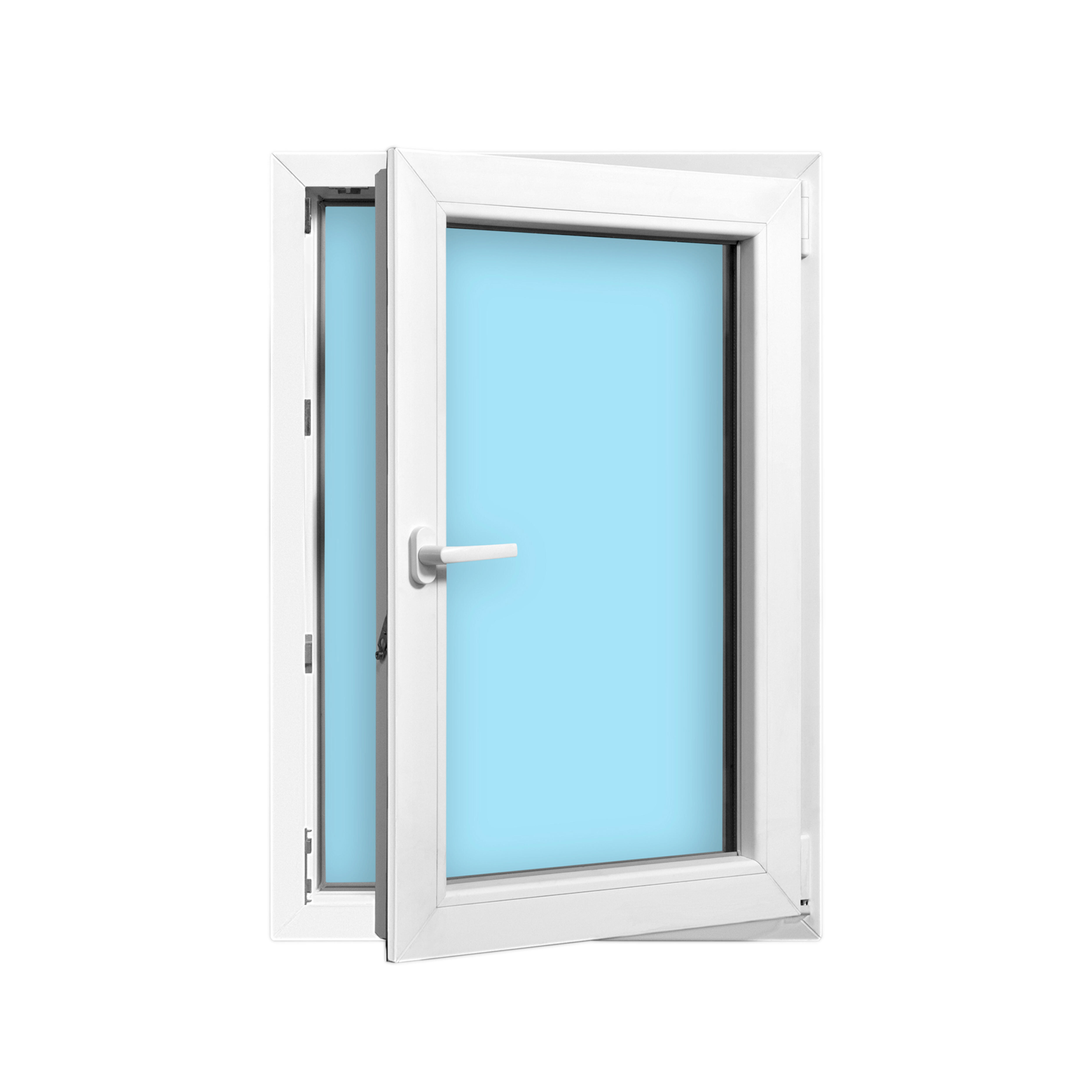 VENTANA PVC OSCILOBATIENTE BLANCA 70X100CM - 4