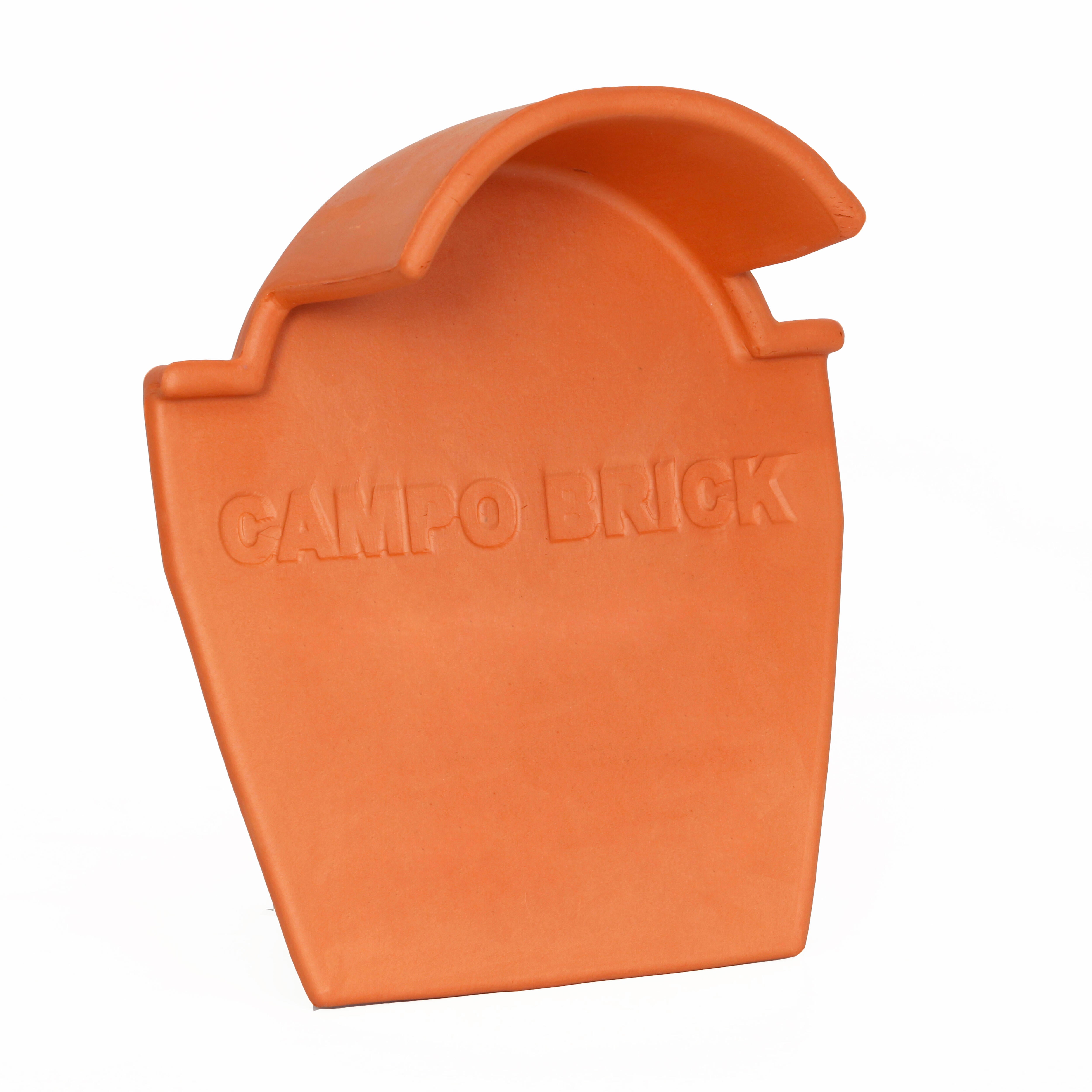 TAPÓN CUMBRERA TEJA CURVA ROJO - 2