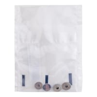 EMBELLECEDOR LISO TORNILLO  14 MM NIQUELADO. 4 UDS - 2