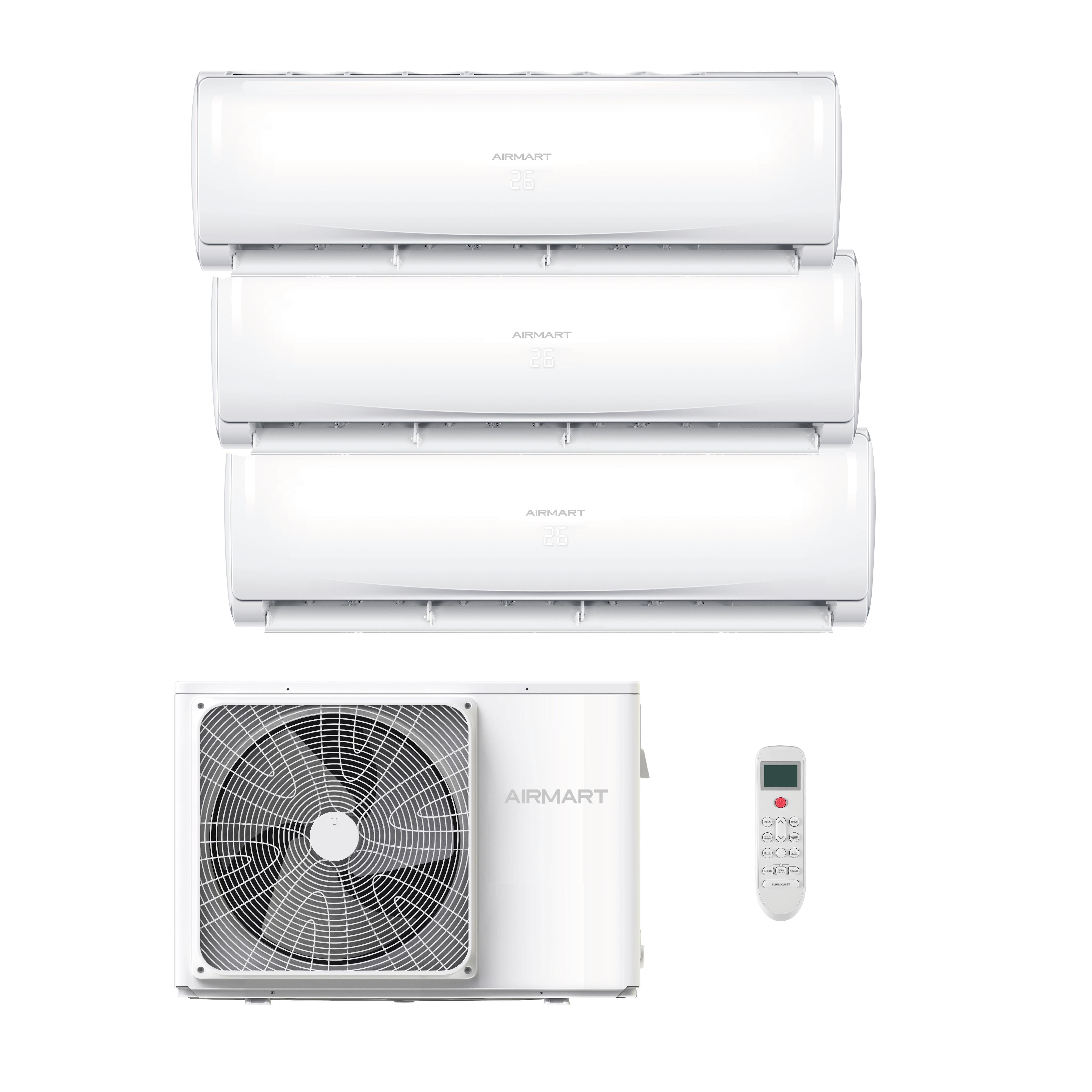 AIRE ACONDICIONADO WIFI MULTISPLIT 2X2000+3000 FRIGORIAS AIRMART TK5 - 4