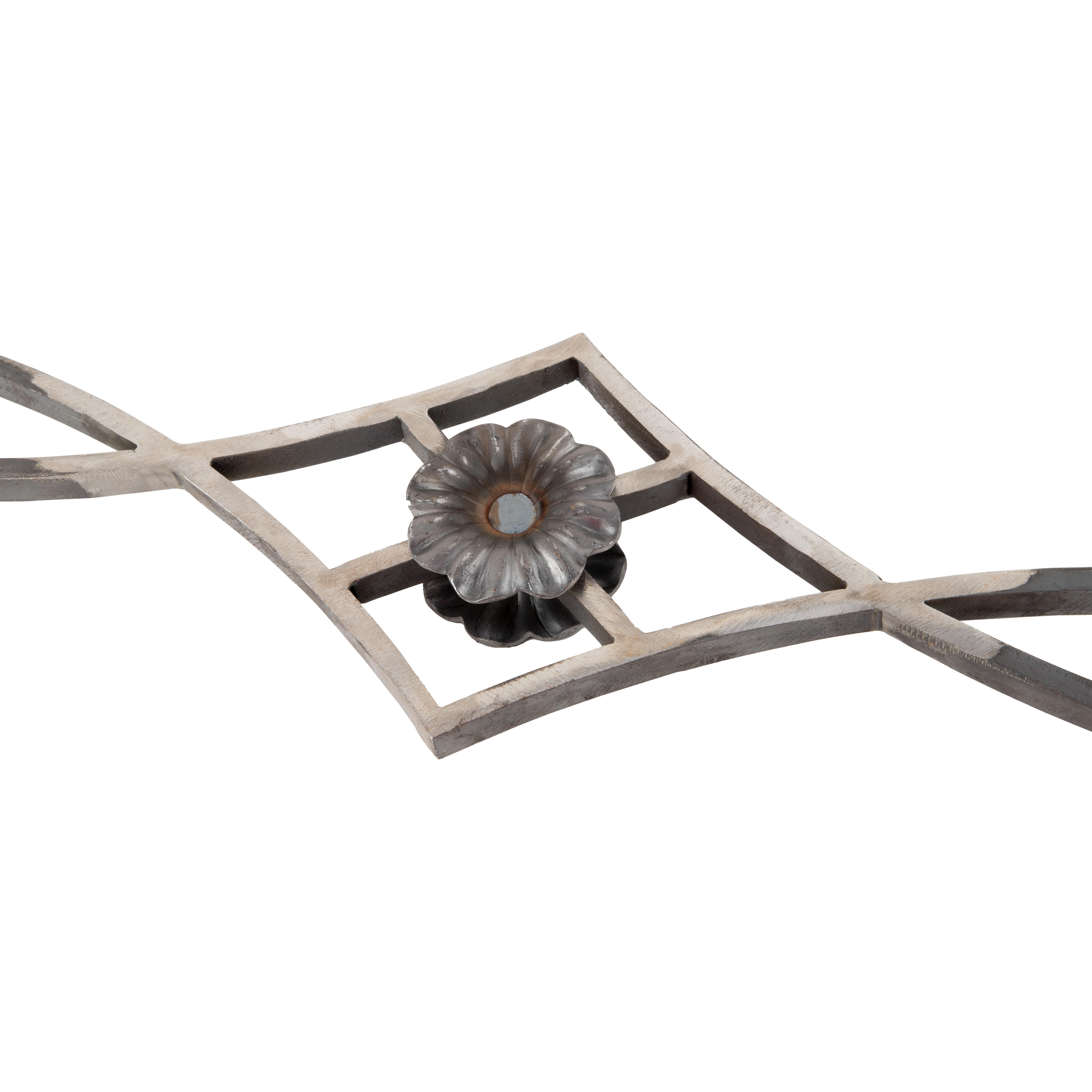 BARRA DE HIERRO DECORATIVA CON ROSETA 1000x165x8MM - 5