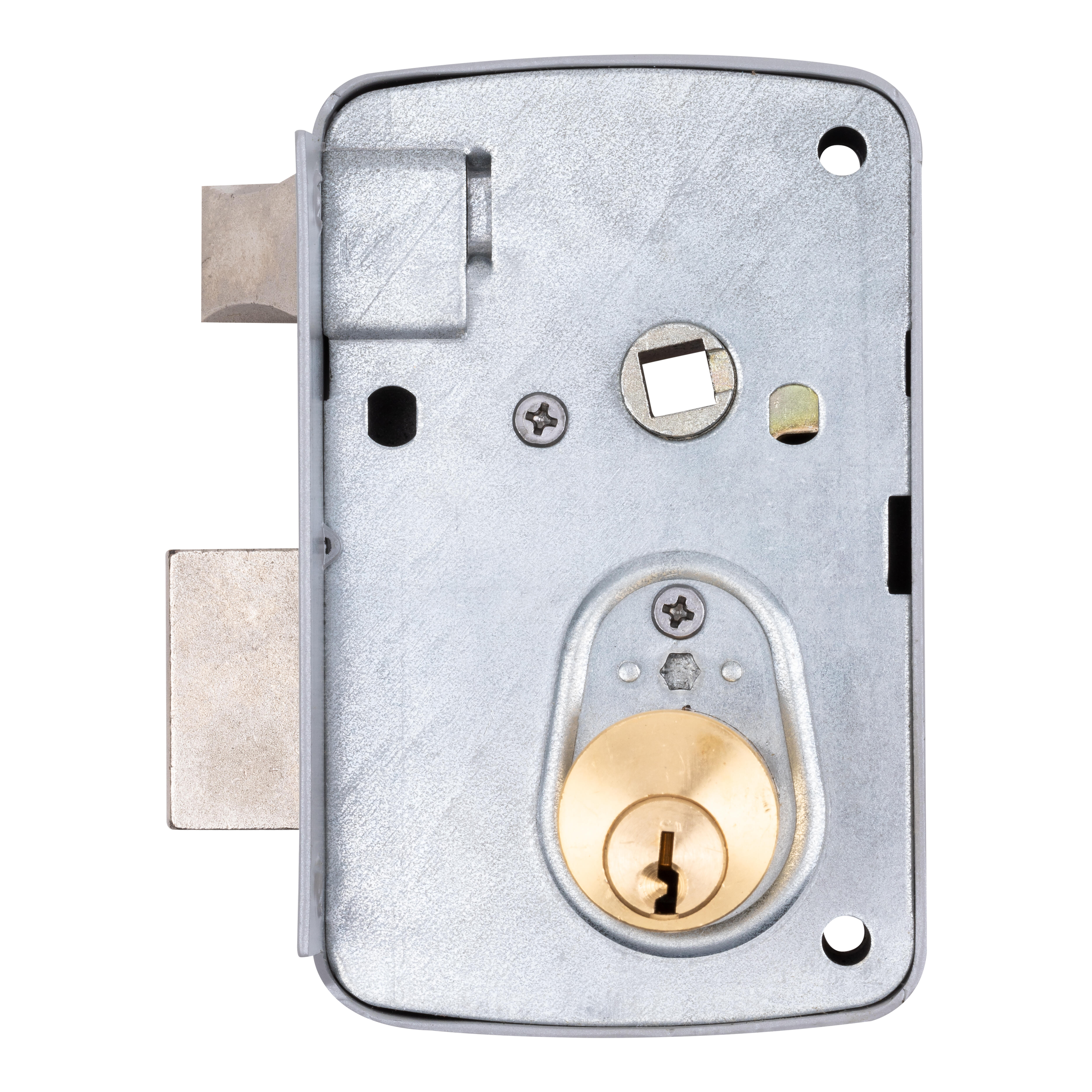 CERRADURA SOBREPONER 60  MM. 2556BP PINTADA IZQUIERDA MCM  - 2