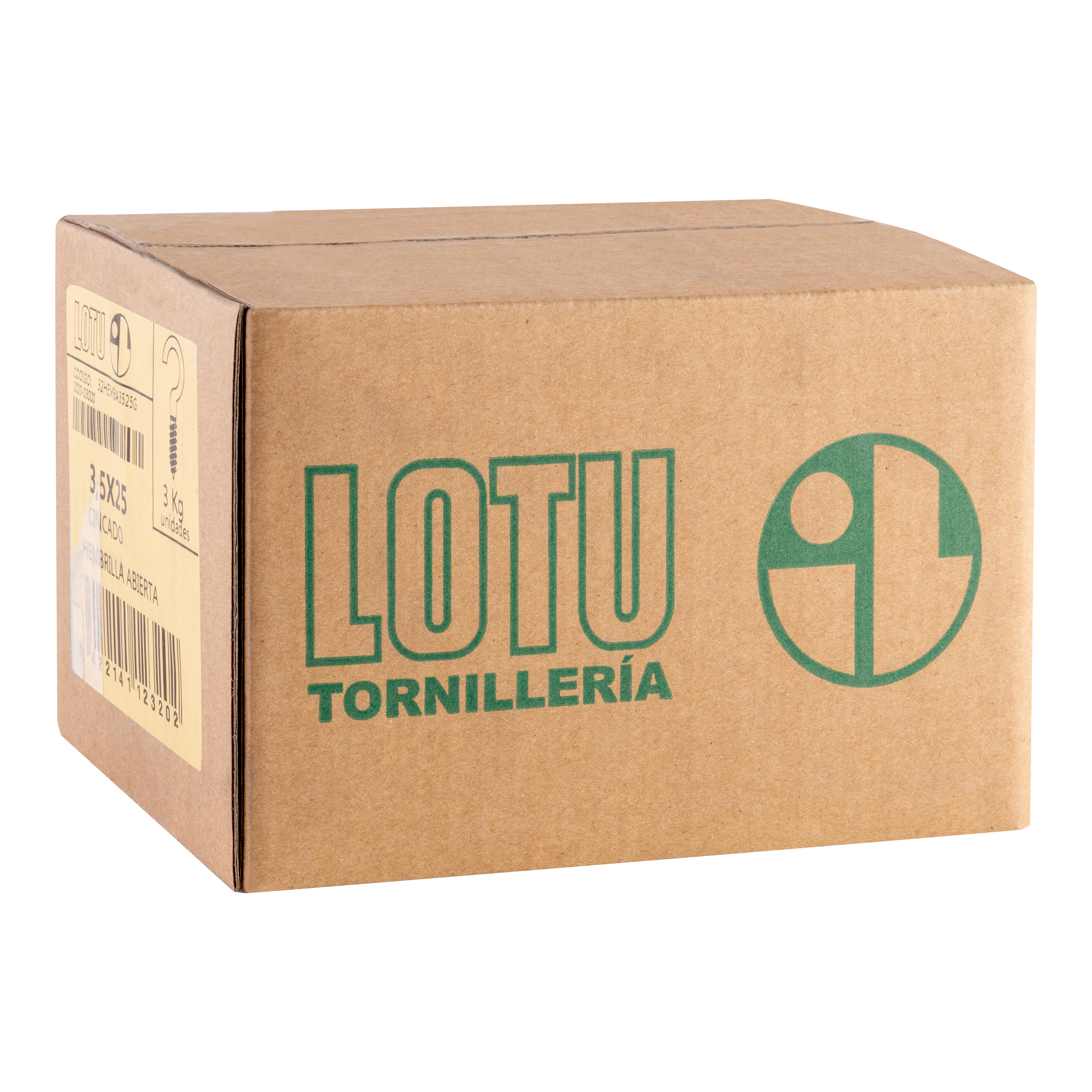 HEMBRILLA ABIERTA ACERO CINCADO 3.5 X 25  MM. 3 KG - 2