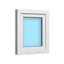 VENTANA PVC OSCILOBATIENTE BLANCA 60X70CM DERECHA - 2