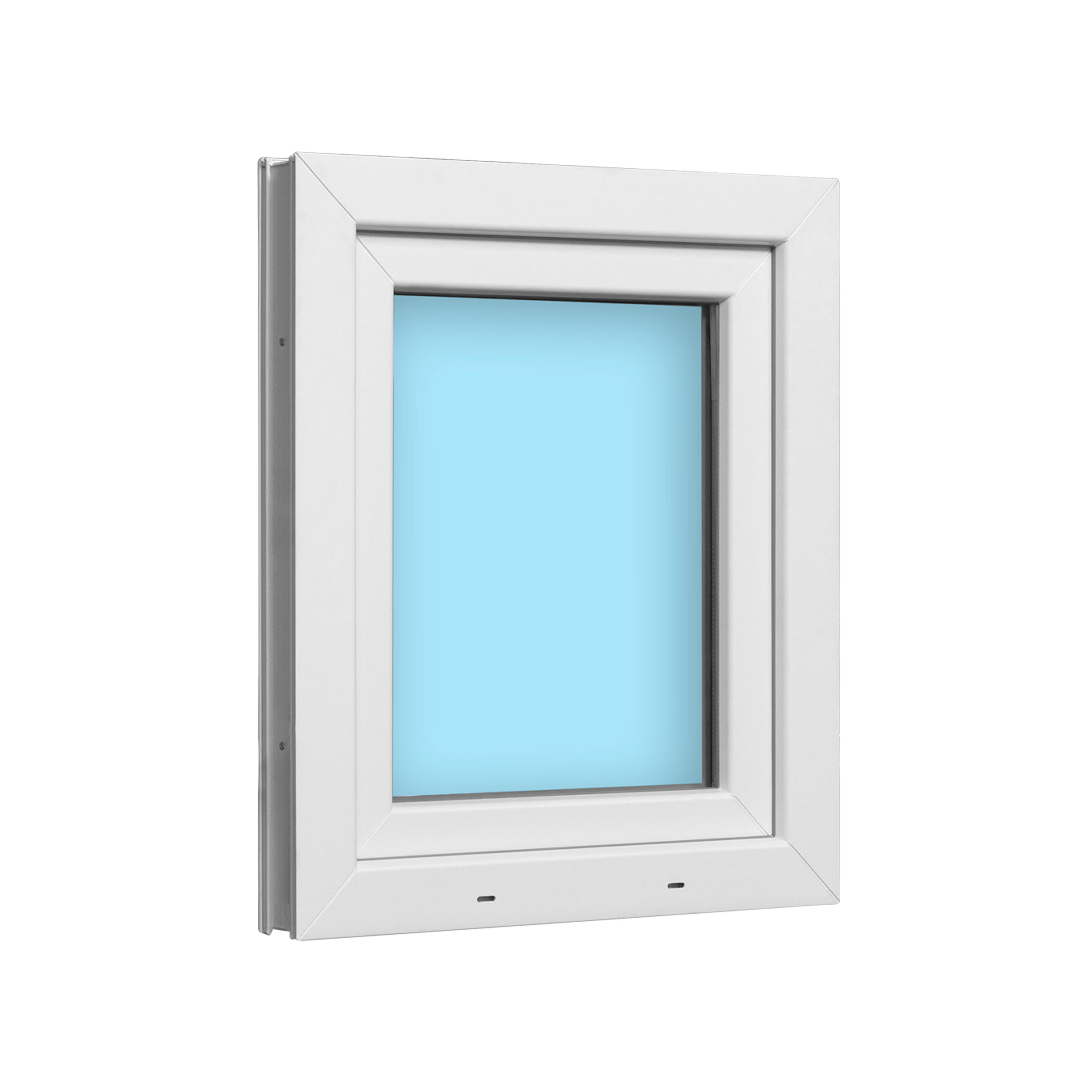 VENTANA PVC OSCILOBATIENTE BLANCA 60X70CM DERECHA - 2