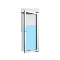 BALCONERA PVC ABATIBLE CON PERSIANA BLANCA 90X218CM DERECHA - 2
