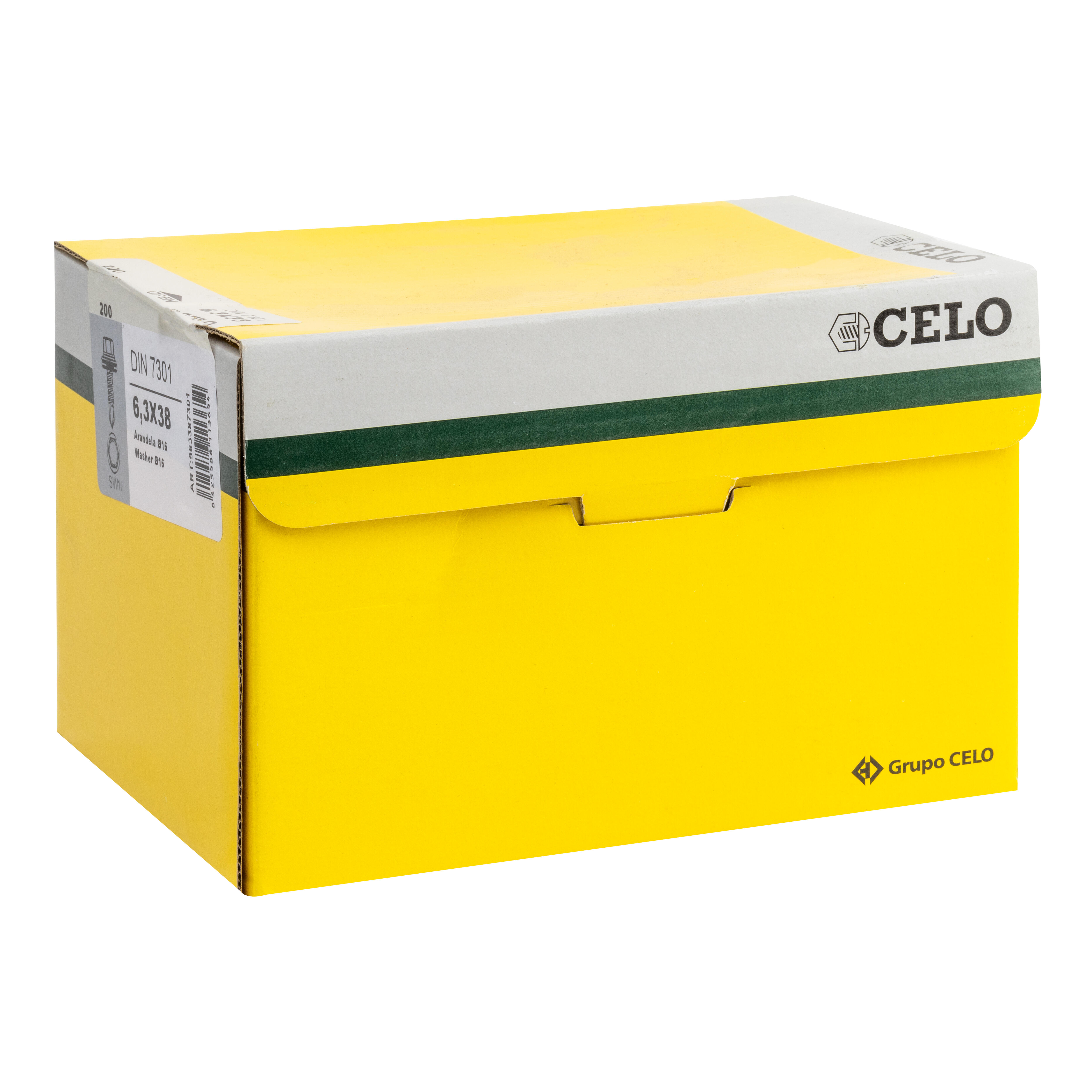 TORNILLOS PARA METAL AUTOPERFORANTES CINCADOS 6,3X38MM. 200UDS - 2