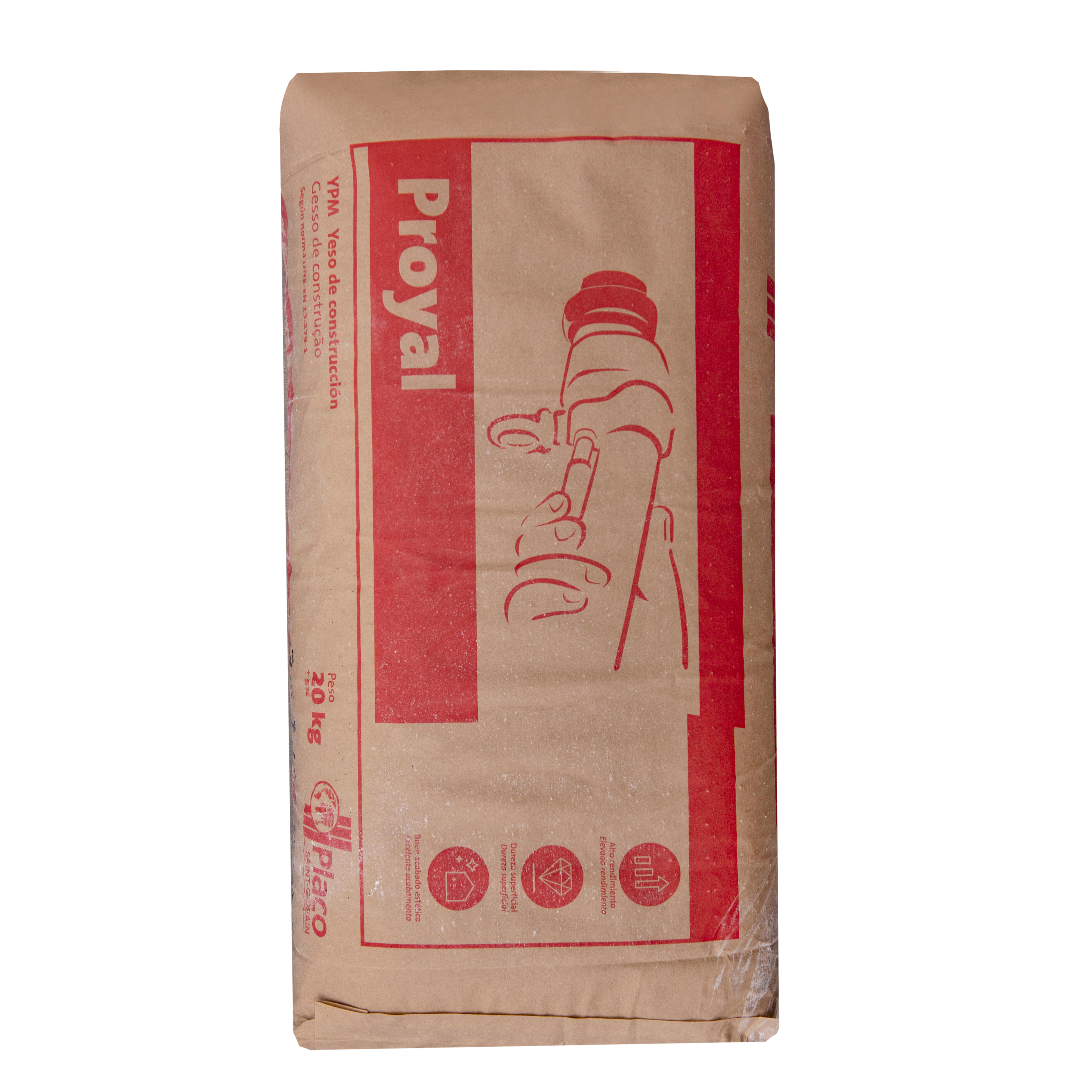 YESO DE PROYECCIÓN PLACO PROYAL SO 20 KG - 2