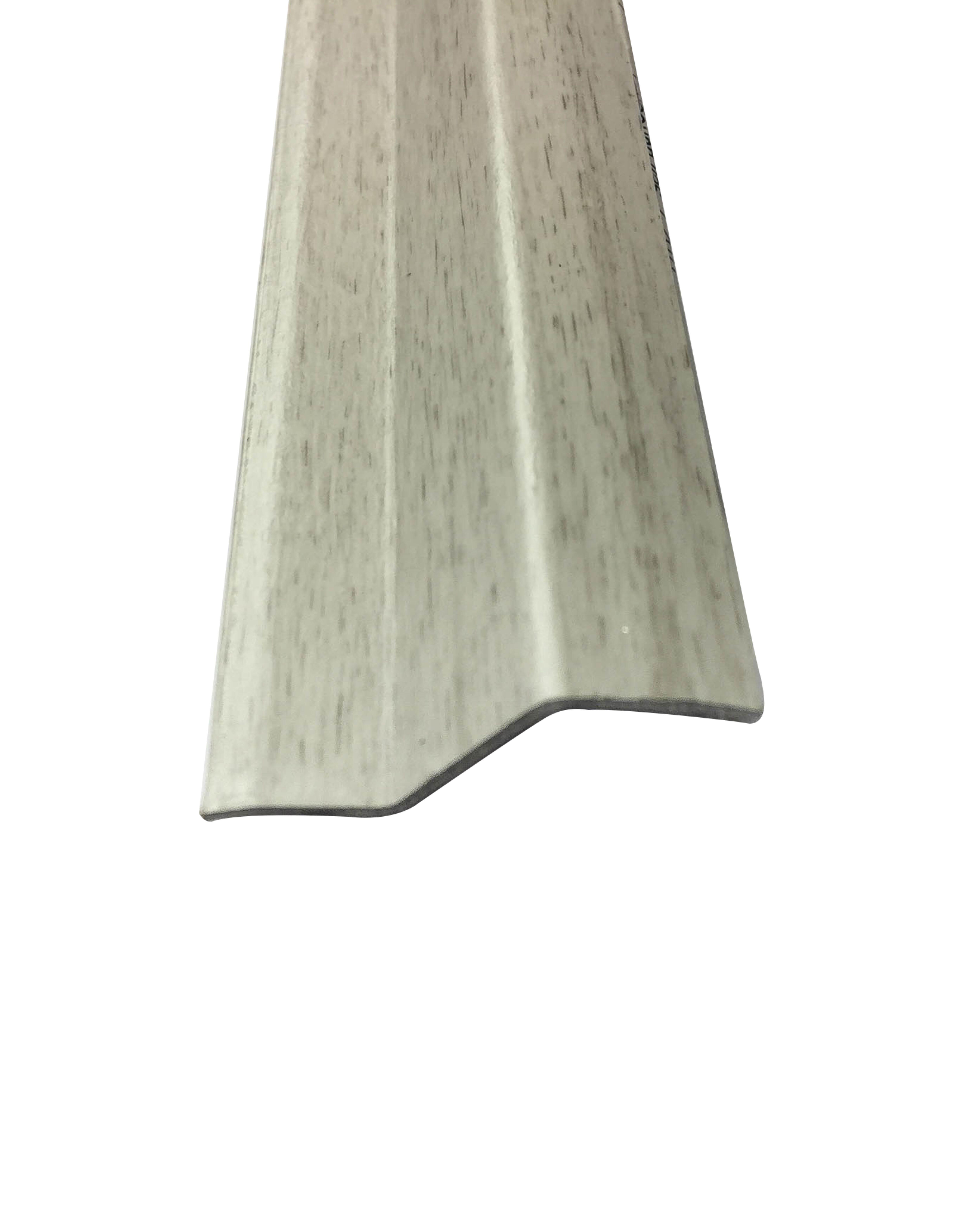 PERFIL TRANSICIÓN SUELO DESNIVEL ADHESIVO ACERO ROBLE B 83CM - 2