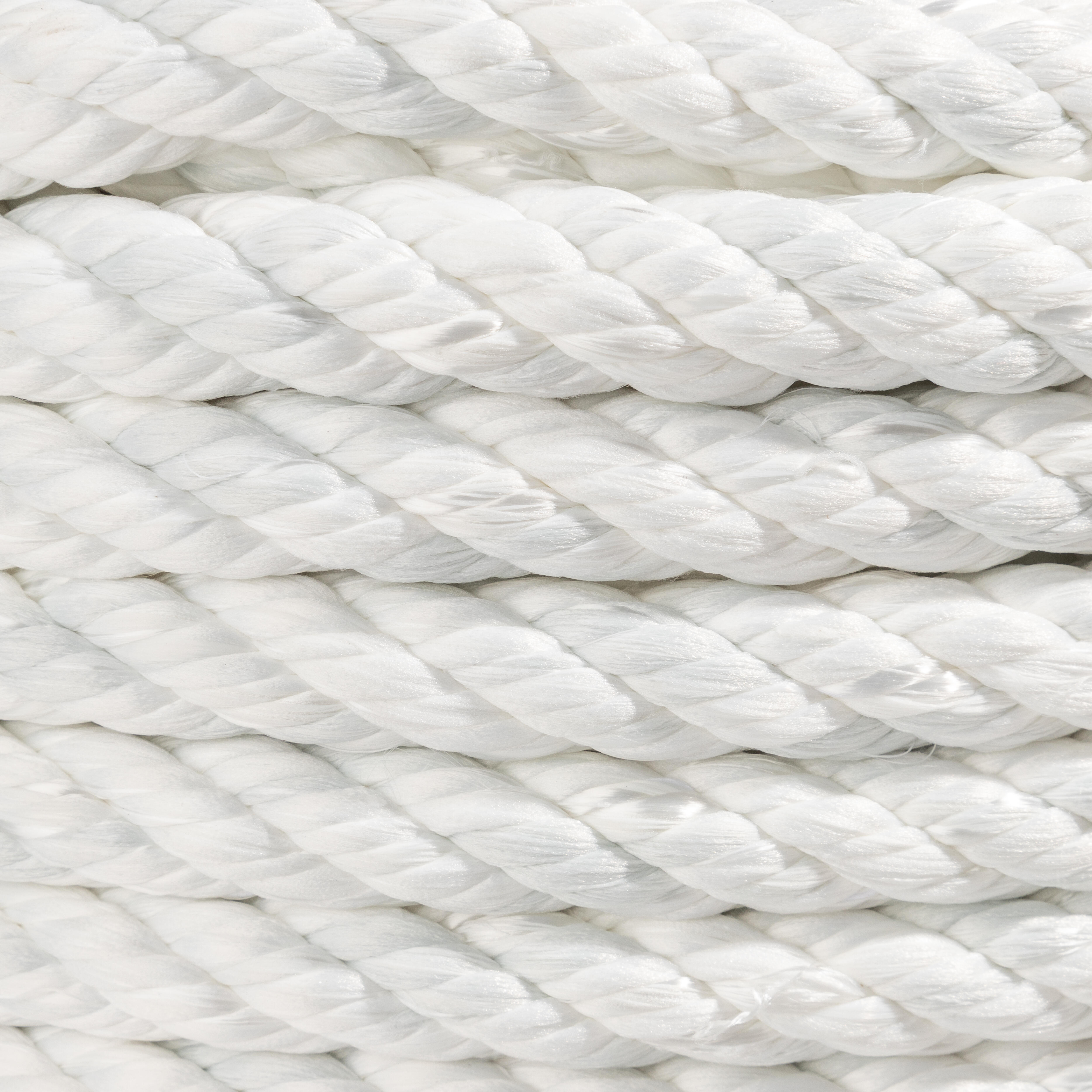 CUERDA NYLON CABLEADA 18MM  50M BLANCO MATE ROMBULL - 2