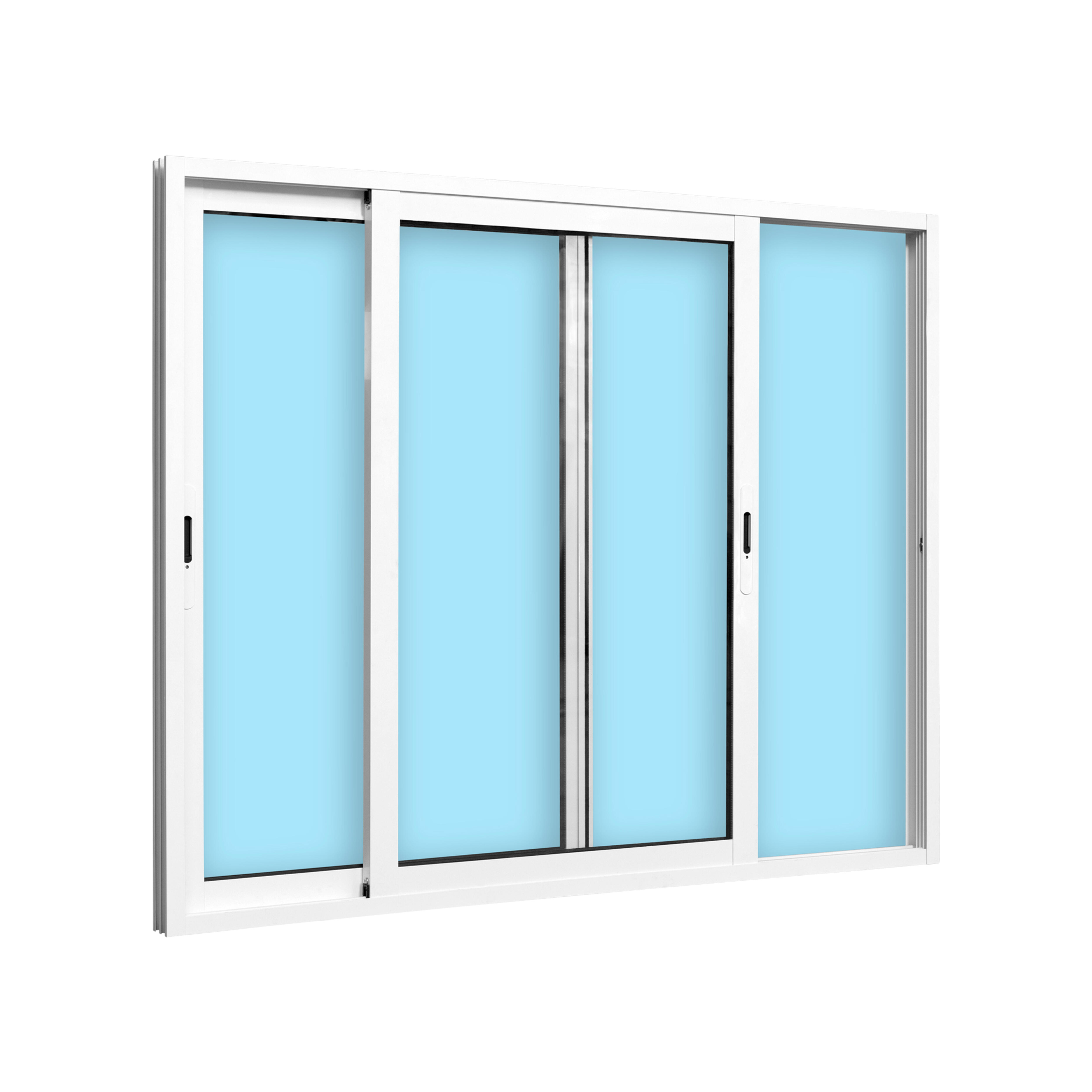 VENTANA ALUMINIO CORREDERA BLANCA 150X120CM - 2