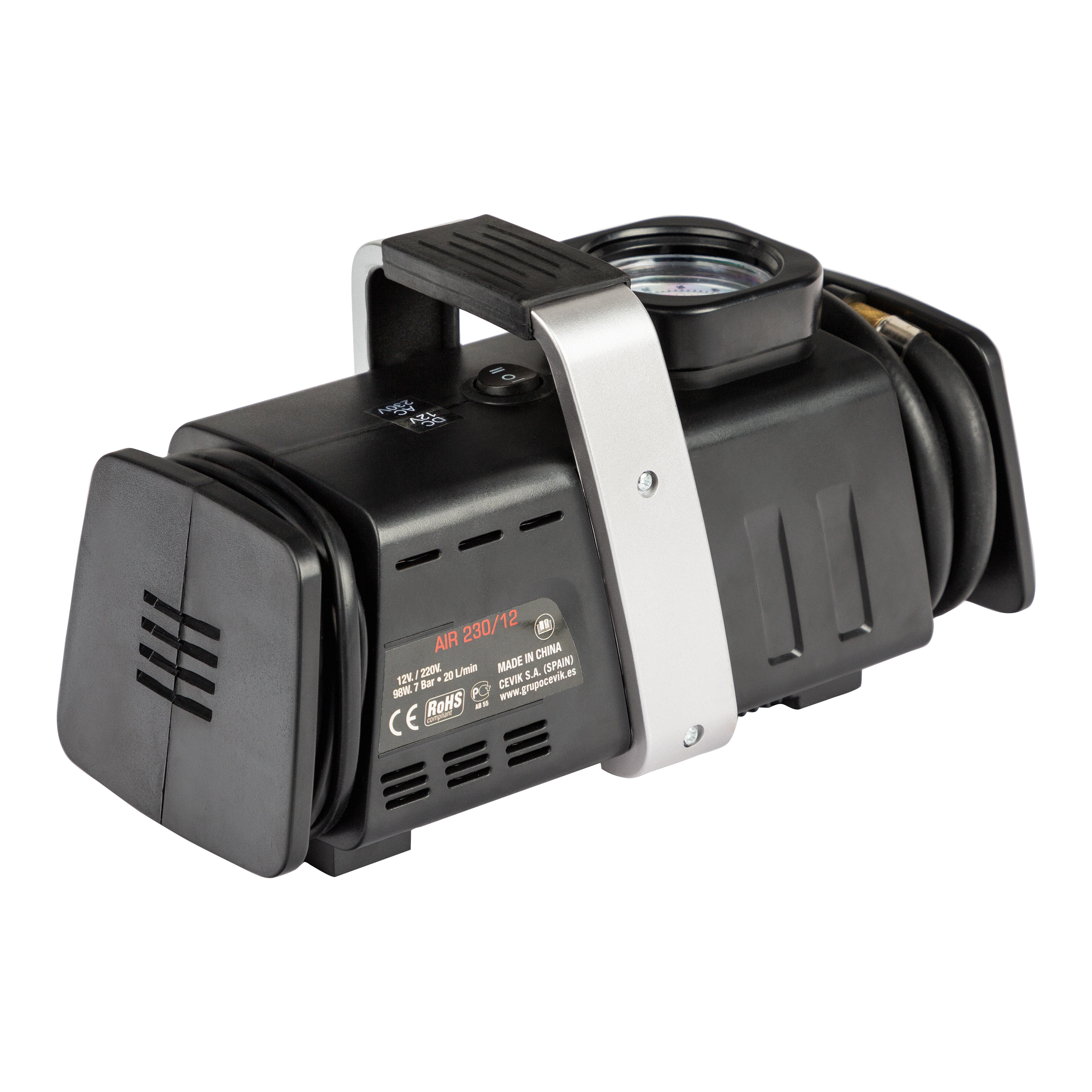 MINI COMPRESOR DE MEMBRANA CEVIK CA-AIR 230/12V  - 2