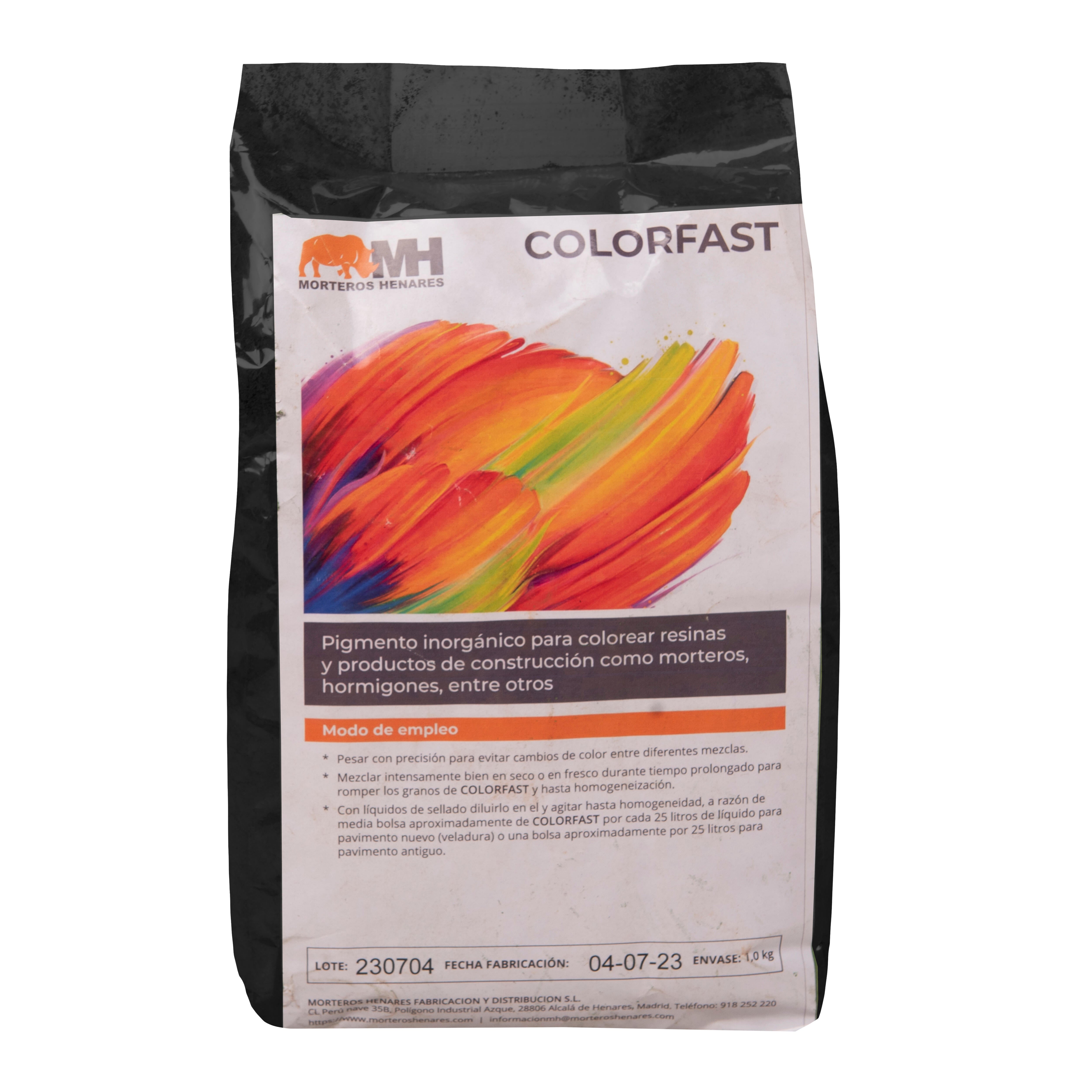 COLORANTE COLOR FAST MORTEROS HENARES NEGRO 1KG - 2