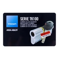 CILINDRO ALTA SEGURIDAD ANTIROTURA Y ANTIBUMPING 30 X 30  MM.  NIQUEL TK100 TESA - 3