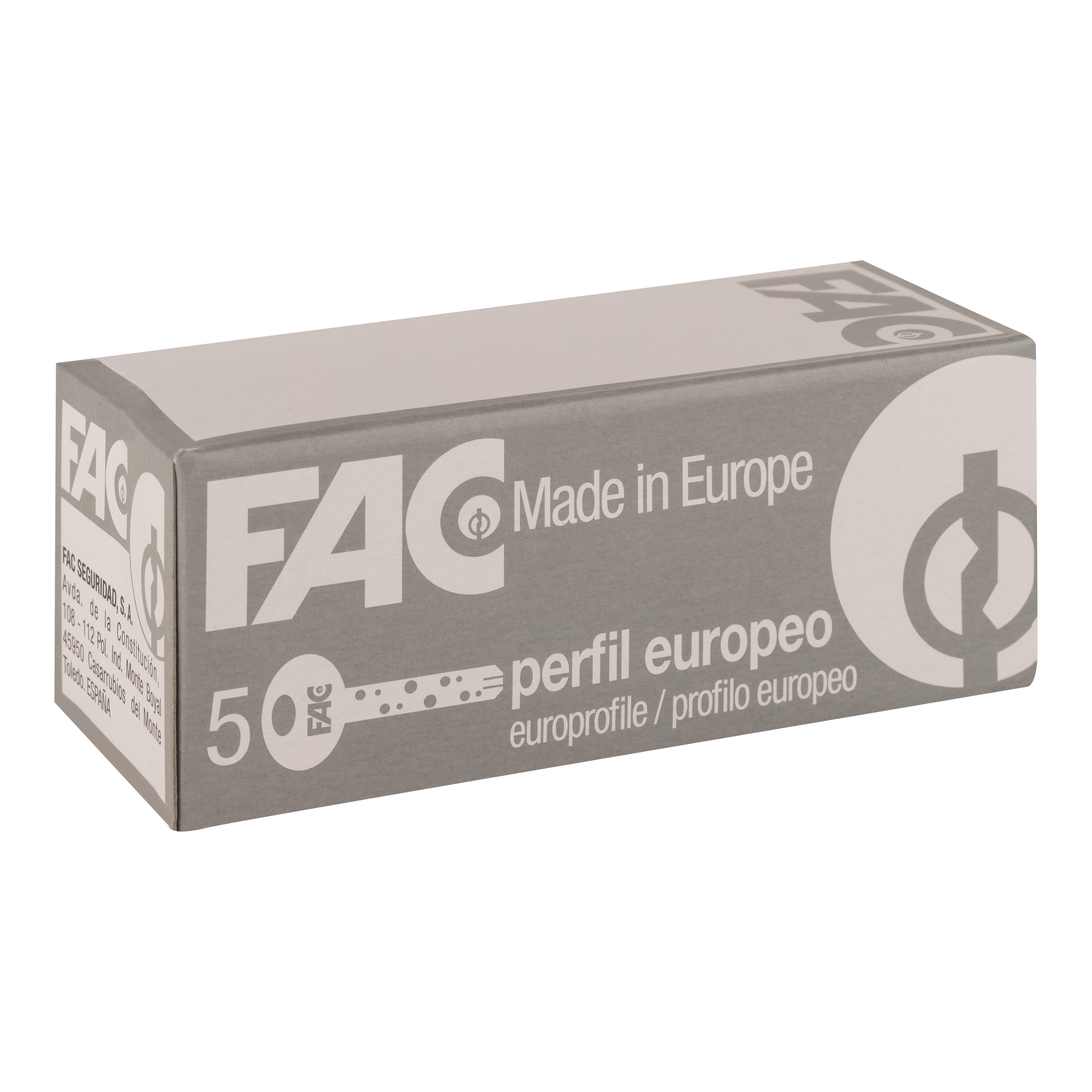 CILINDRO SEGURIDAD  BOMBIN 30 X 30  MM. PUNTOS LEVA 13.5  MM. LATON FAC - 4