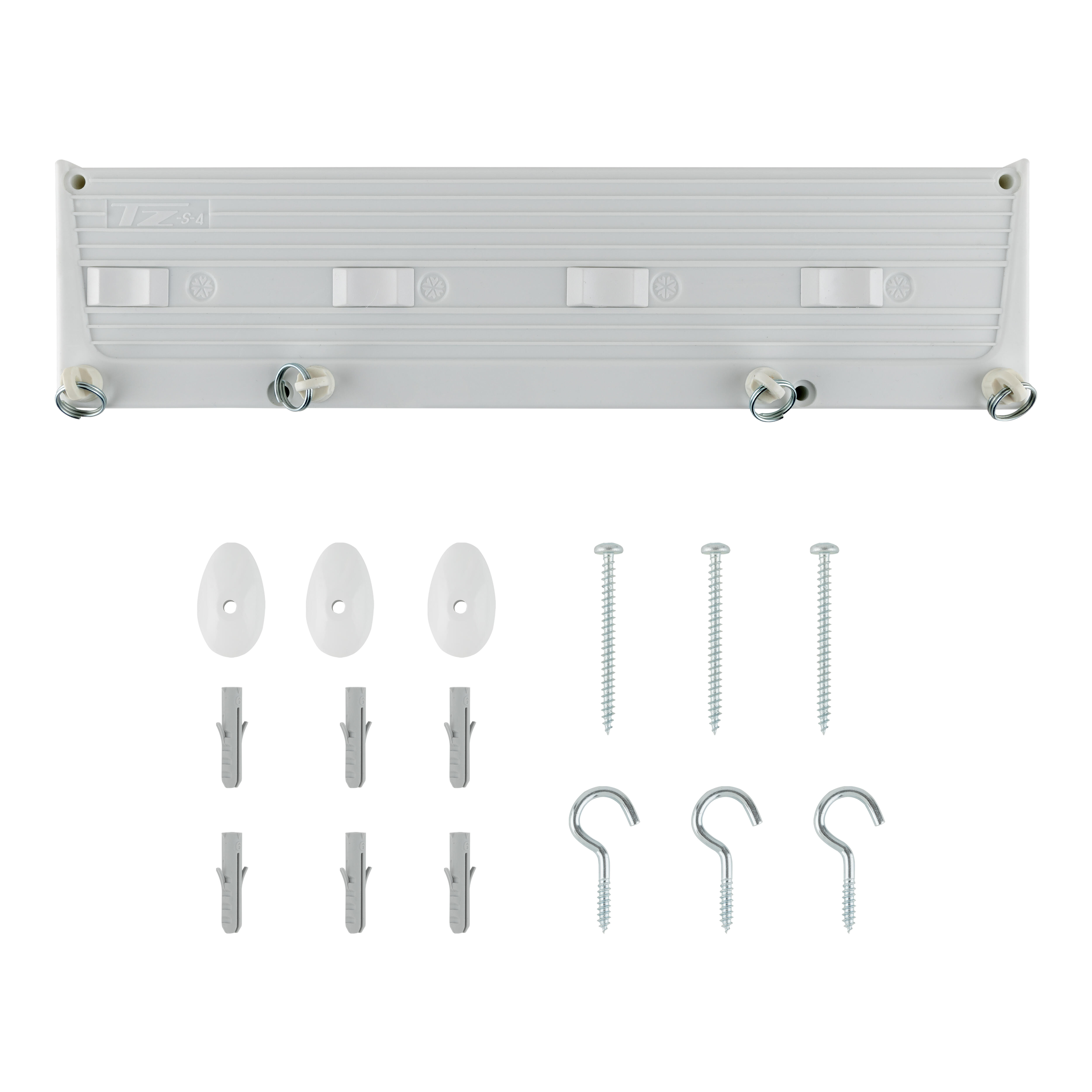 TENDEDERO DE ROPA 4 CUERDAS EXTENSIBLE DE PARED EXTERIOR E INTERIOR 38CM - 2