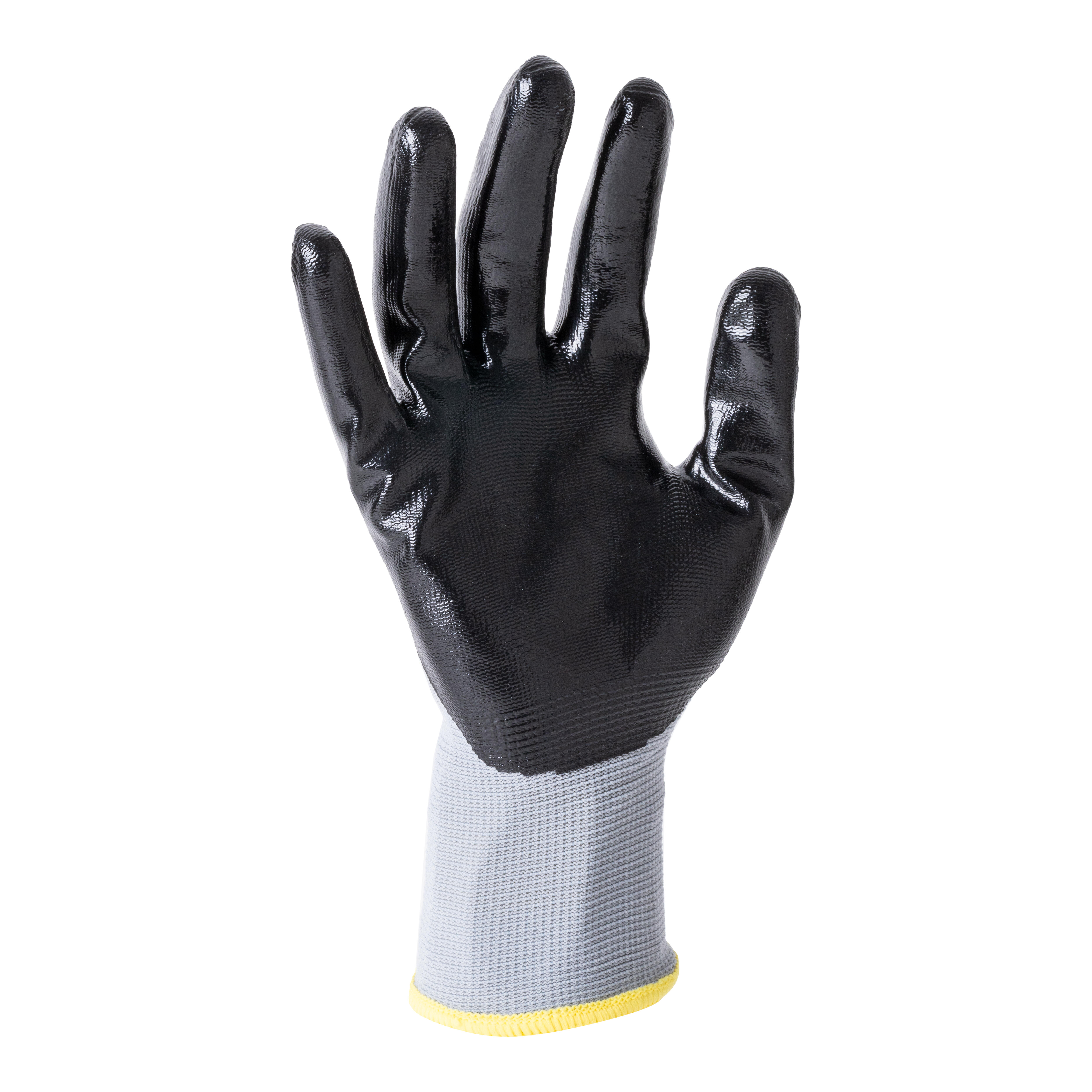 GUANTE NYLON / NITRILO ATD NEGRO T9 JUBA 115151 - 2
