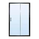 MAMPARA DE DUCHA FRONTAL CORREDERA LEXIE 120CM NEGRO - 3