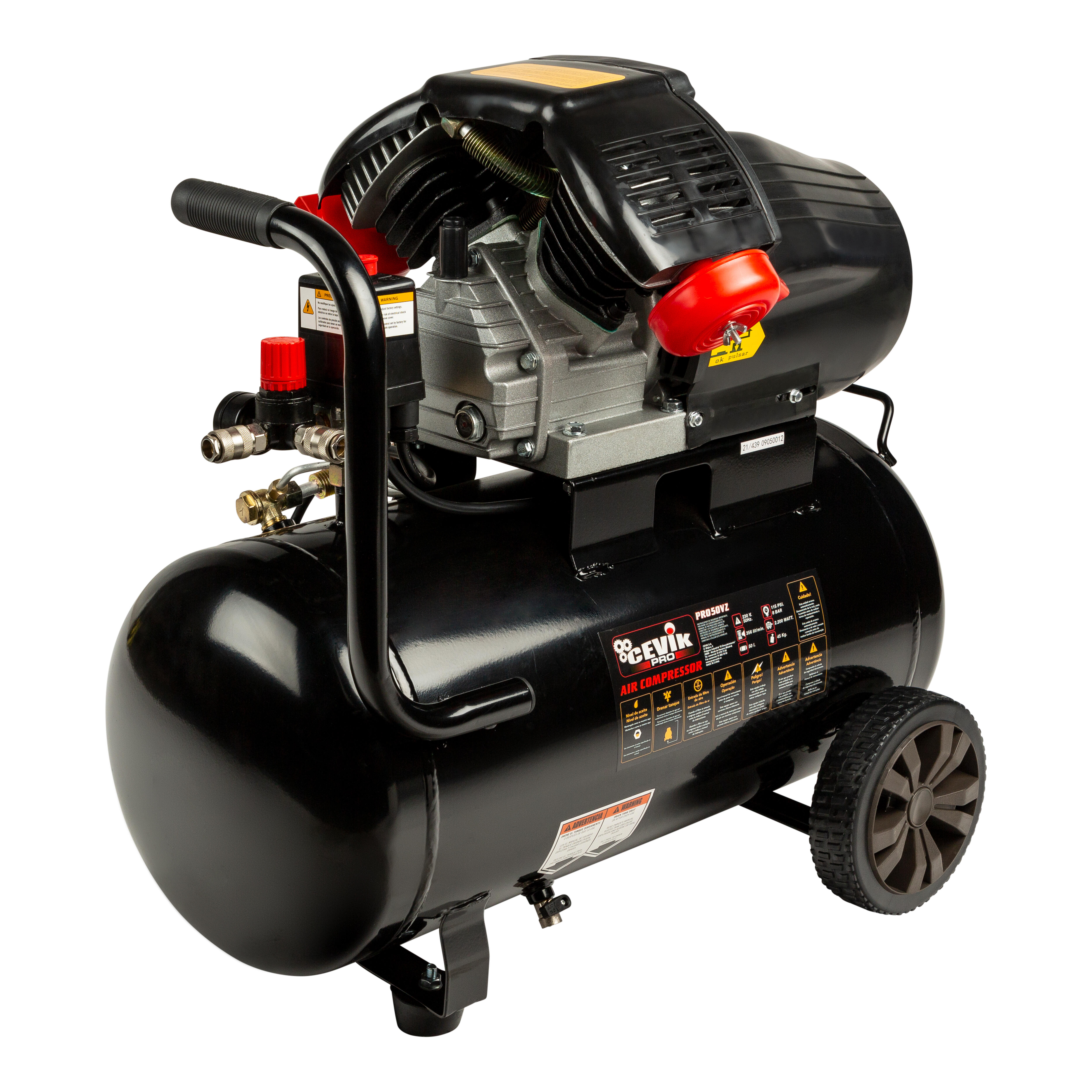 COMPRESOR DE AIRE CEVIK PRO50VZ 50L 3CV - 2