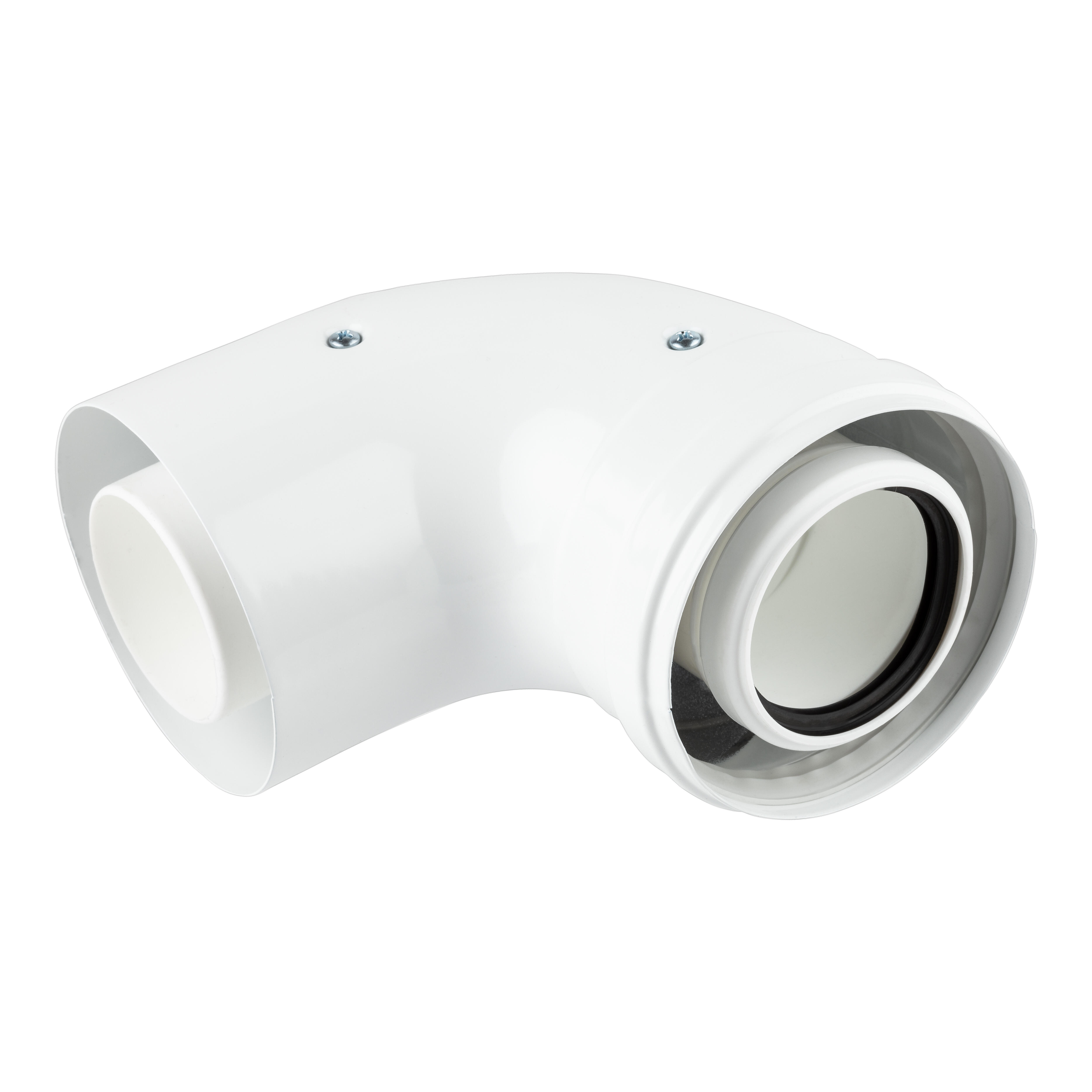 CODO 87º  ALUMINIO Ø60-100MM MACHO-HEMBRA CONDENSACIÓN - 2