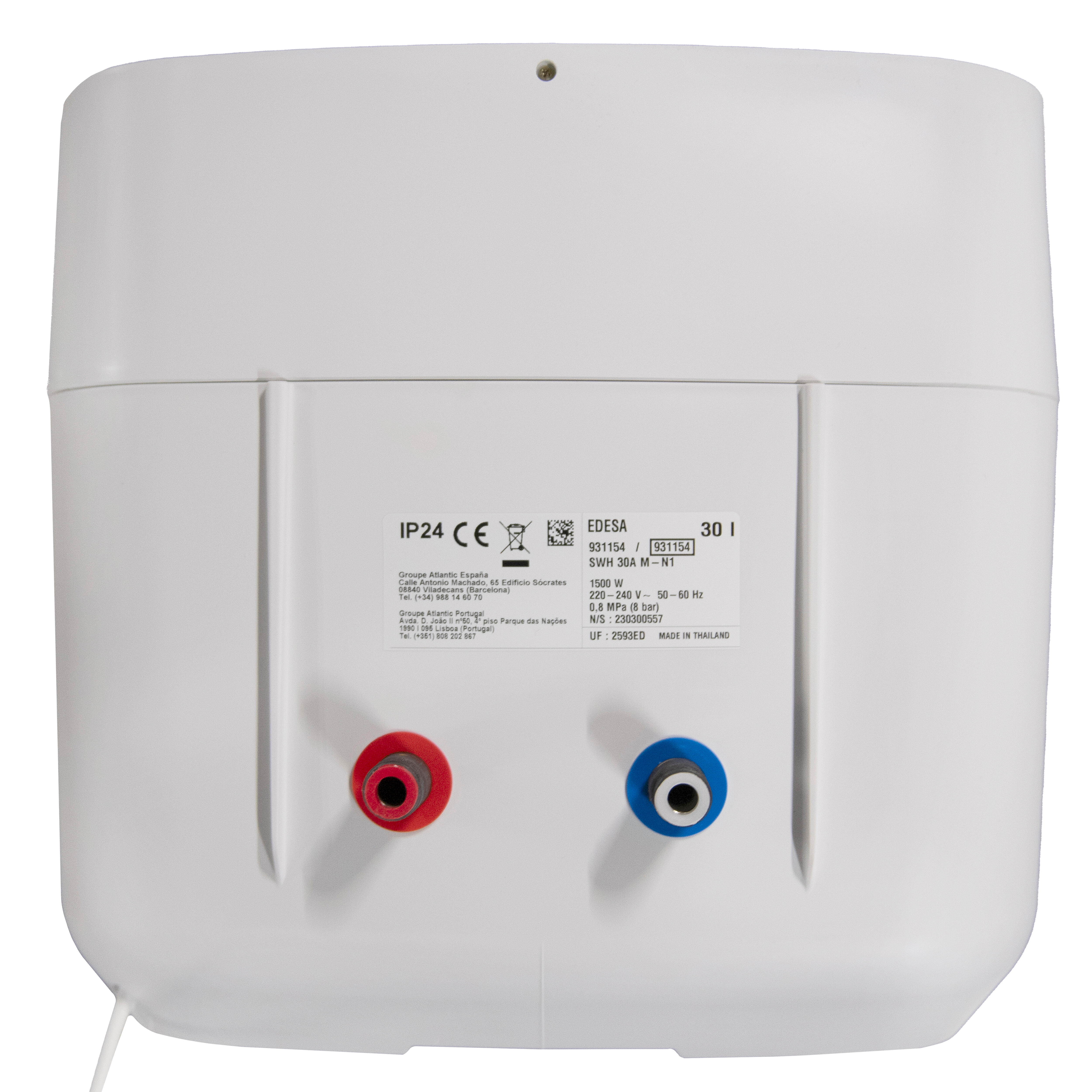 TERMO ELÉCTRICO 30 LITROS EDESA MINI - 4